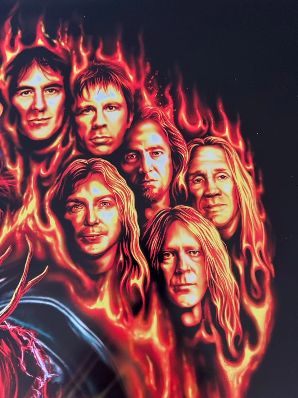 Poster Iron Maiden Burning Ambition size 430mm x 640mm (Bit bigger than A2), изображение 3