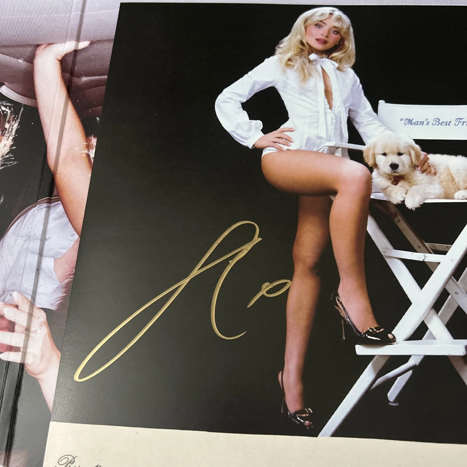 Sabrina Carpenter Signed Autographed Man’s Best Friend Vinyl LP Signed Insert, изображение 2