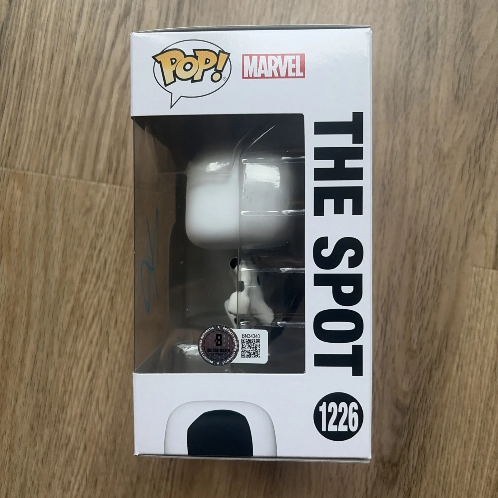 Jason Schwartzman Signed The Spot Funko Pop Spider-Man (Beckett COA), image 2