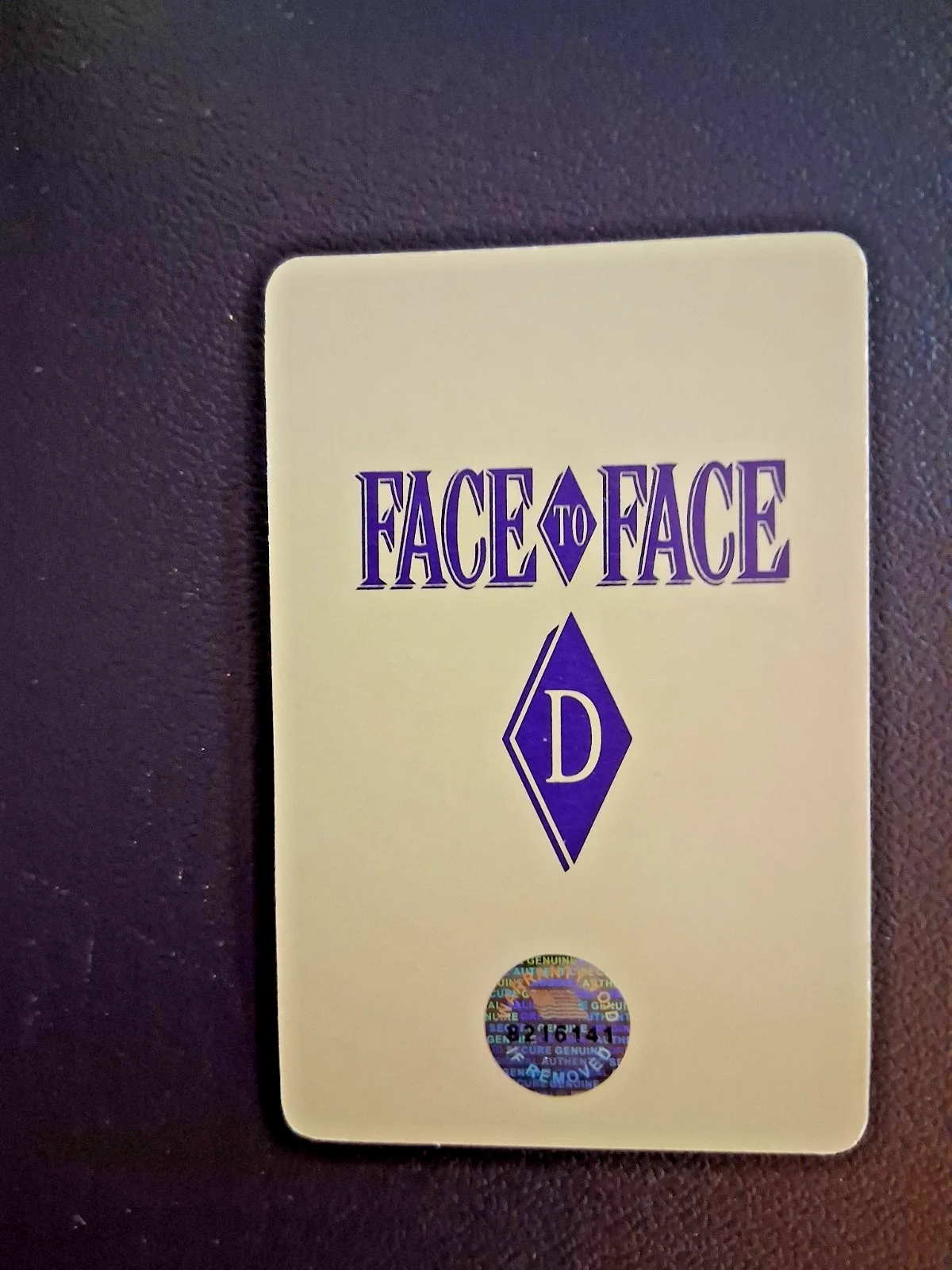 Montel Williams — Montel Williams Autographed Face to Face Celebrity card with COA, image 3