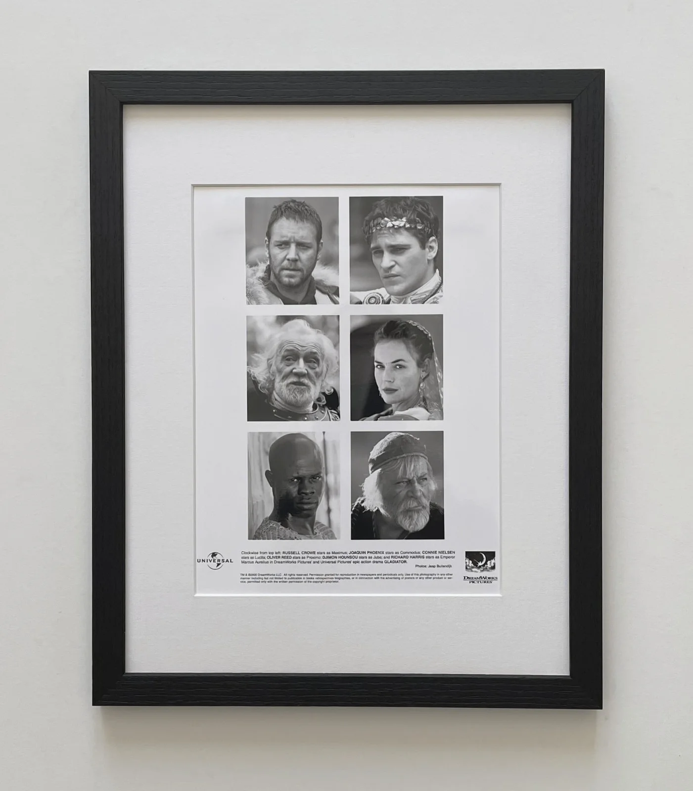 Gladiator Photo Original Framed 8X10 Inch B&W Press Publicity Still, изображение 2
