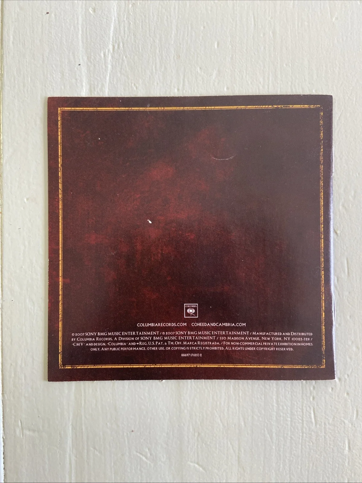 COHEED & CAMBRIA Signed CD Booklet - RARE Michael Todd - No World For Tomorrow, image 2