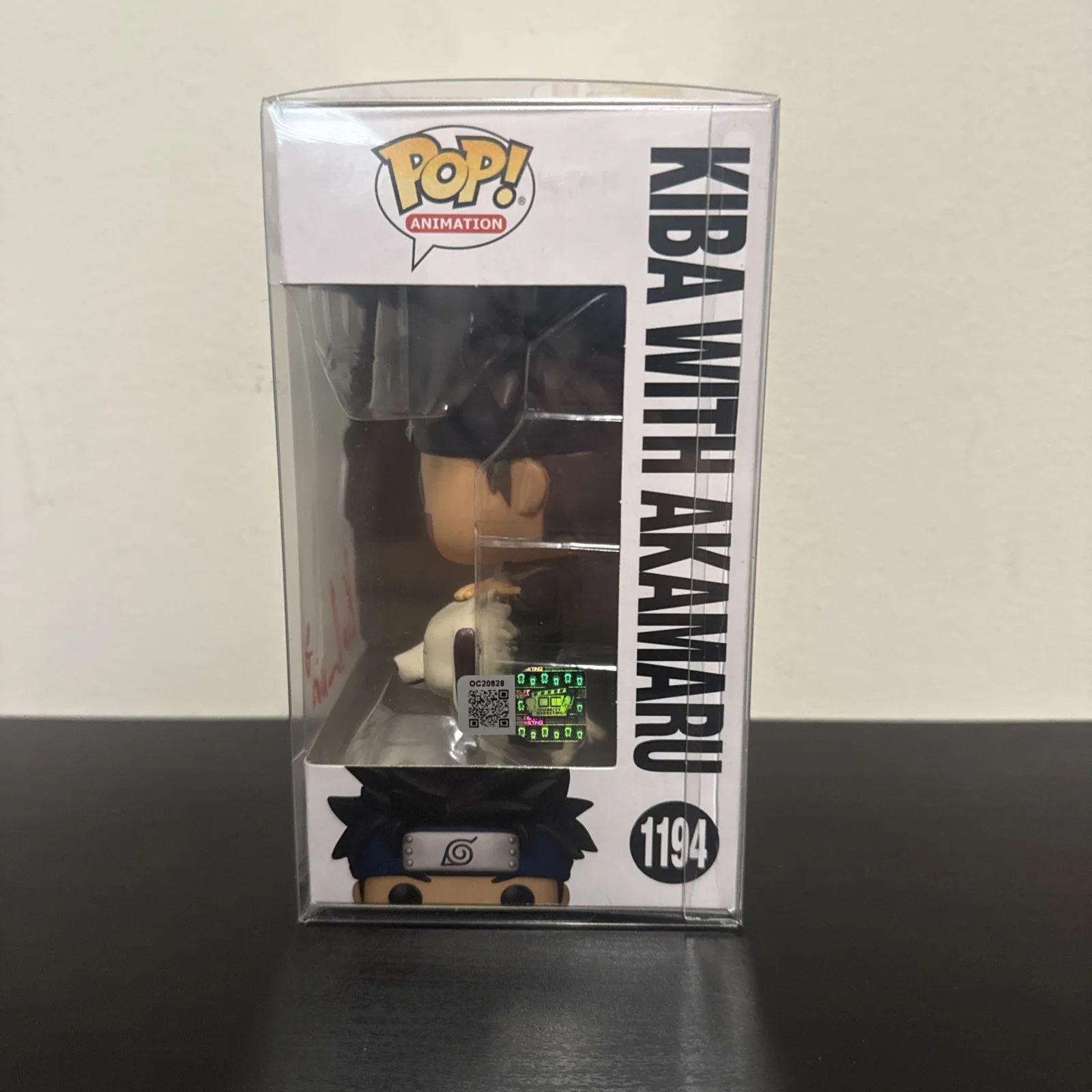 Kyle Hebert — Kyle Hebert Signed Funko Naruto Pop Kiba Akamaru Autograph OC20628, изображение 2