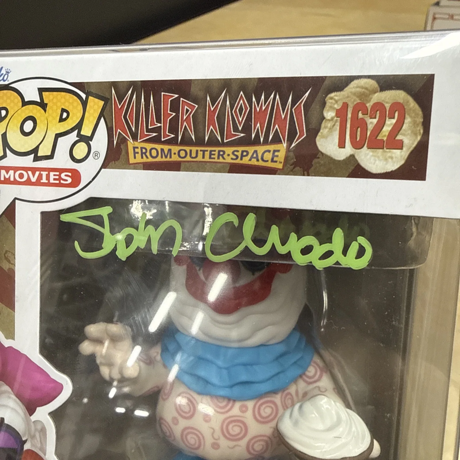John Chiodo Charlie Chiodo Edward Chiodo — Chiodo Brothers Triple Signed Killer Klowns From Outer Space Chubby Funko Pop, image 2