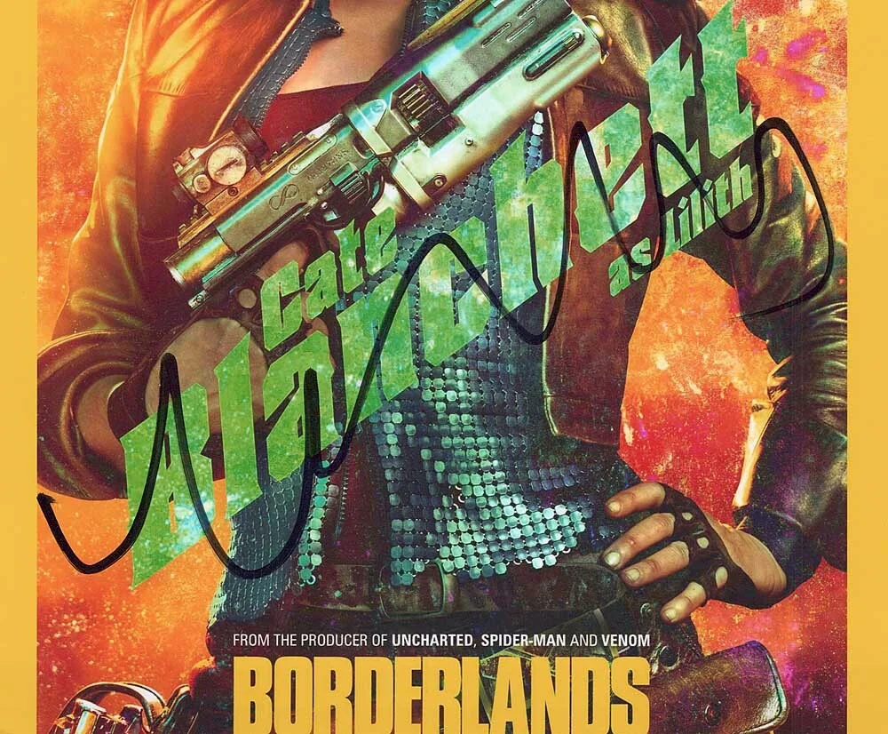 Cate Blanchett — Cate Blanchett signed "BORDERLANDS" 8x10 Photo LORD OF THE RINGS Lilith JSA COA, изображение 5
