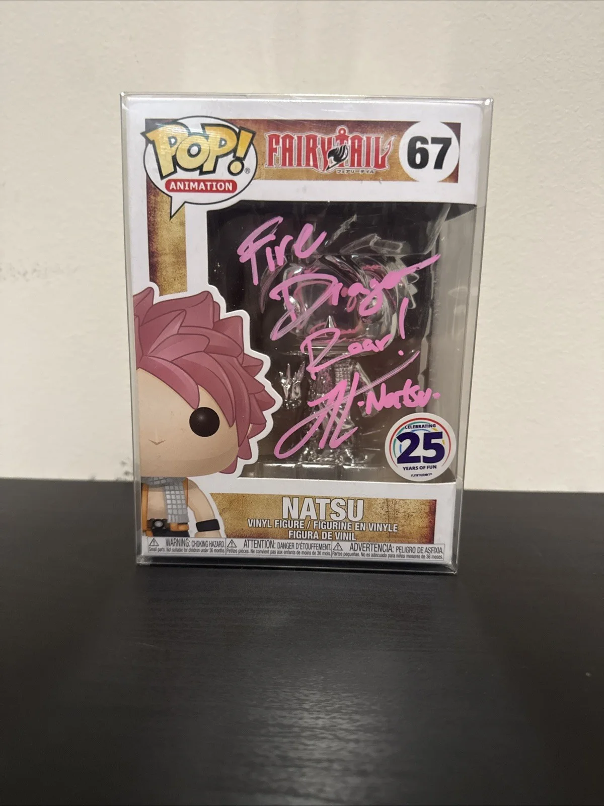 TODD HABERKORN — Todd Haberkorn Signed Funko Pop Natsu Fairy Tail Autograph Chrome JSA AM25353