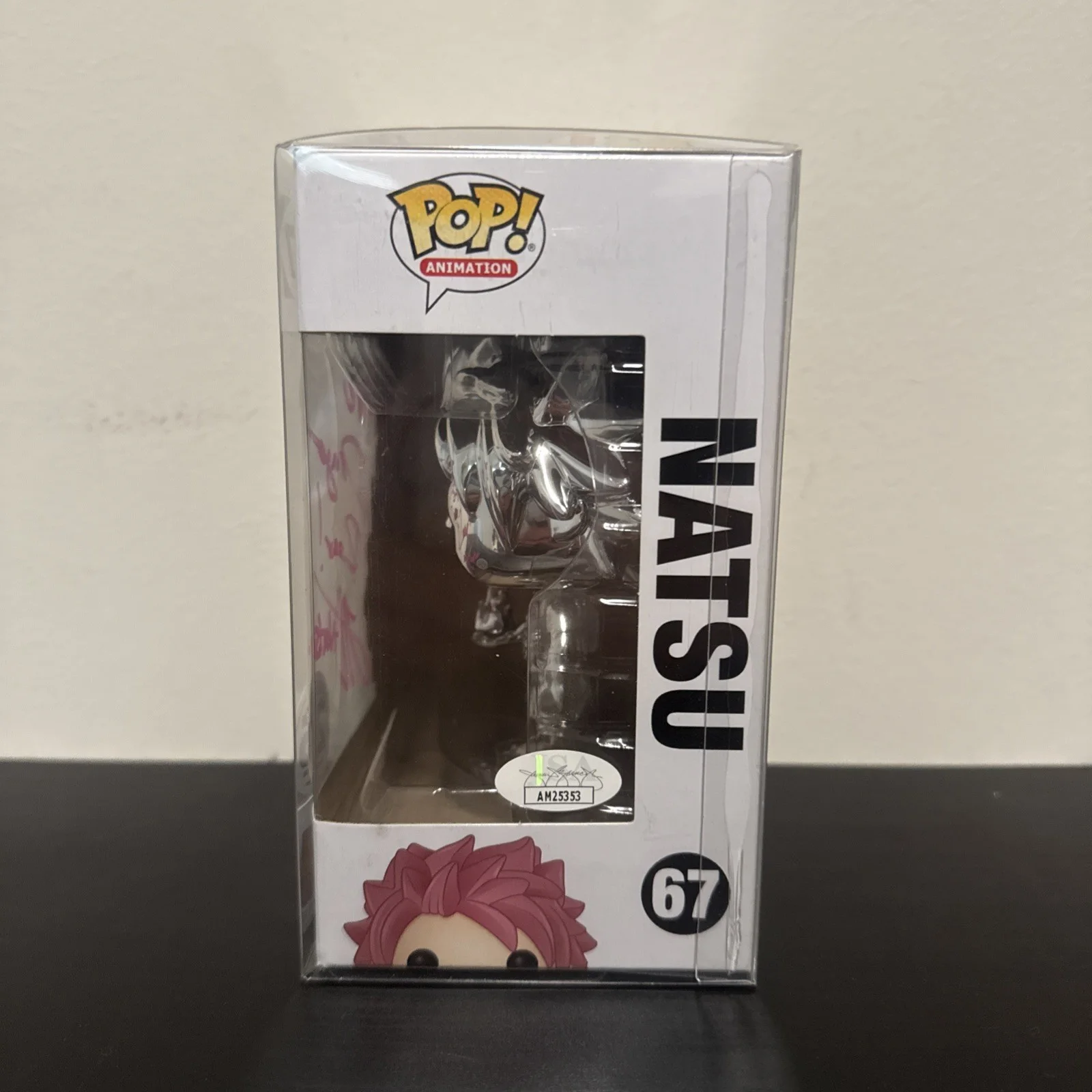 TODD HABERKORN — Todd Haberkorn Signed Funko Pop Natsu Fairy Tail Autograph Chrome JSA AM25353, изображение 2