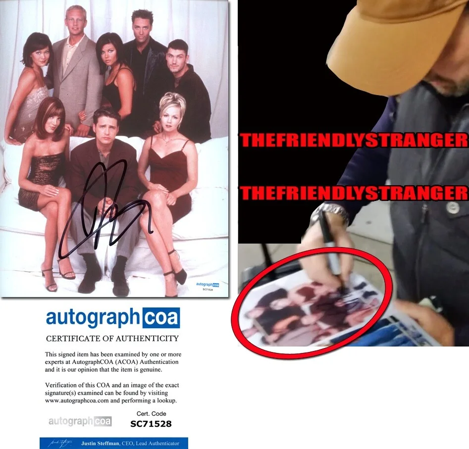 JASON PRIESTLEY — Jason Priestley signed "BEVERLY HILLS 90210" 8x10 Photo EXT PROOF m Brandon ACOA