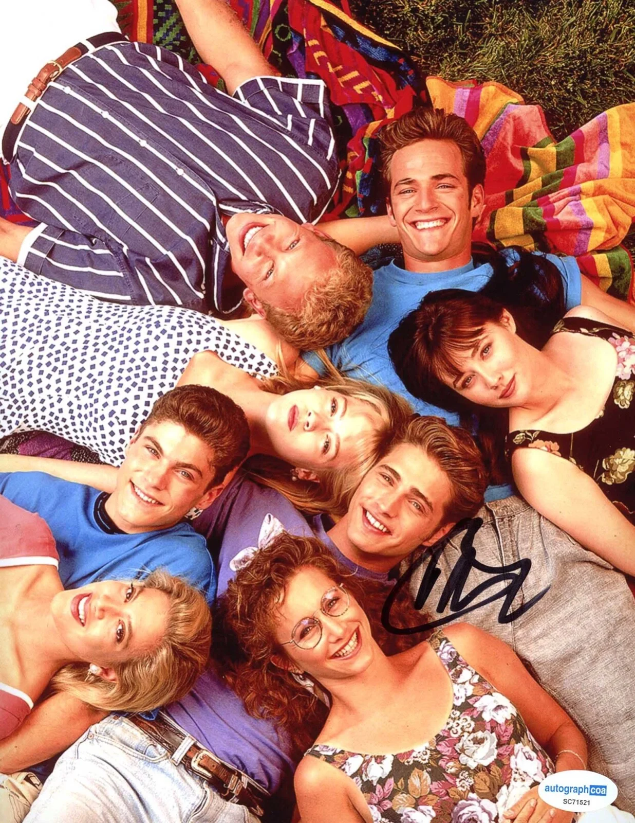 JASON PRIESTLEY — Jason Priestley signed "BEVERLY HILLS 90210" 8x10 Photo PROOF g HOT Brandon ACOA, изображение 3