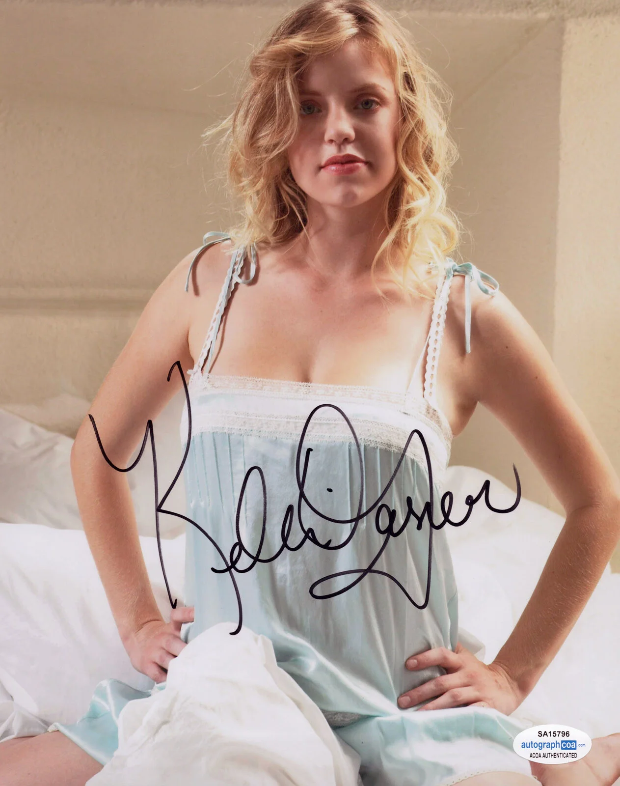 KELLI GARNER — Kelli Garner signed Autographed 8x10 Photo b PROOF Hot SEXY Pan Am ACOA COA, image 3