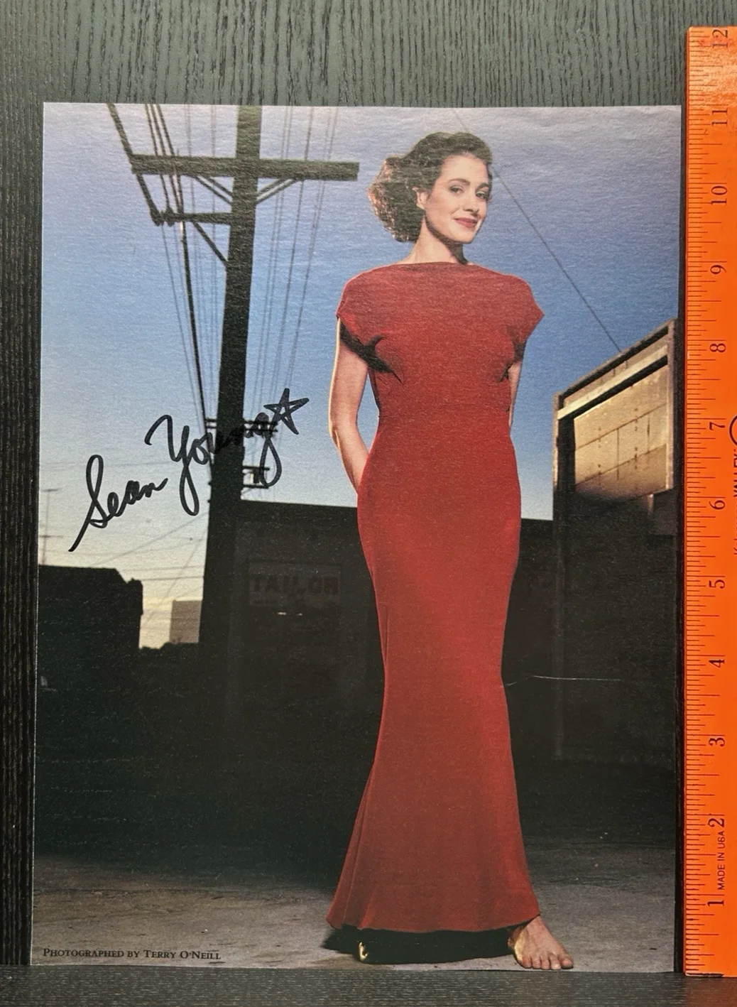 Sean Young — SEAN YOUNG HAND SIGNED 11" MAGAZINE PAGE Original Autograph JSA COA Blade Runner, image 2