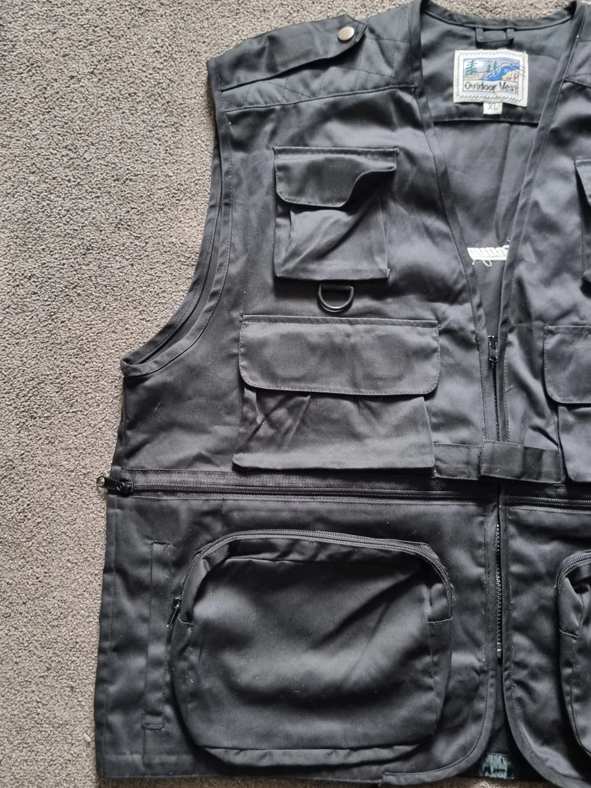 Vintage 1999 James Bond 007 The World Is Not Enough Promo Utility Vest XL, изображение 4