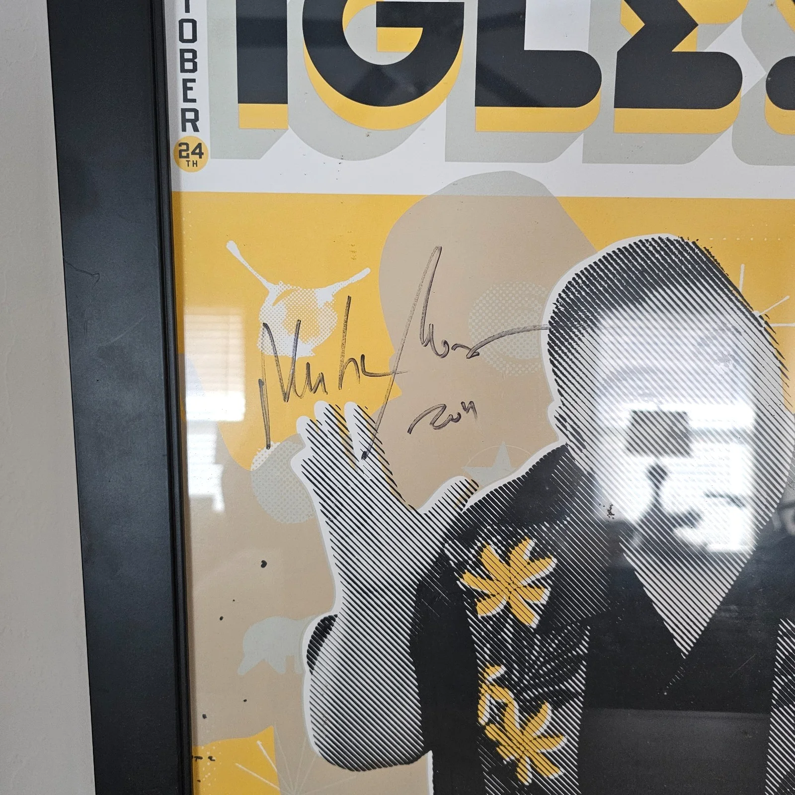 Gabriel Iglesias Signed “Comedy Central Pop-Up Stand-Up" Poster & Pass 21X27, image 2