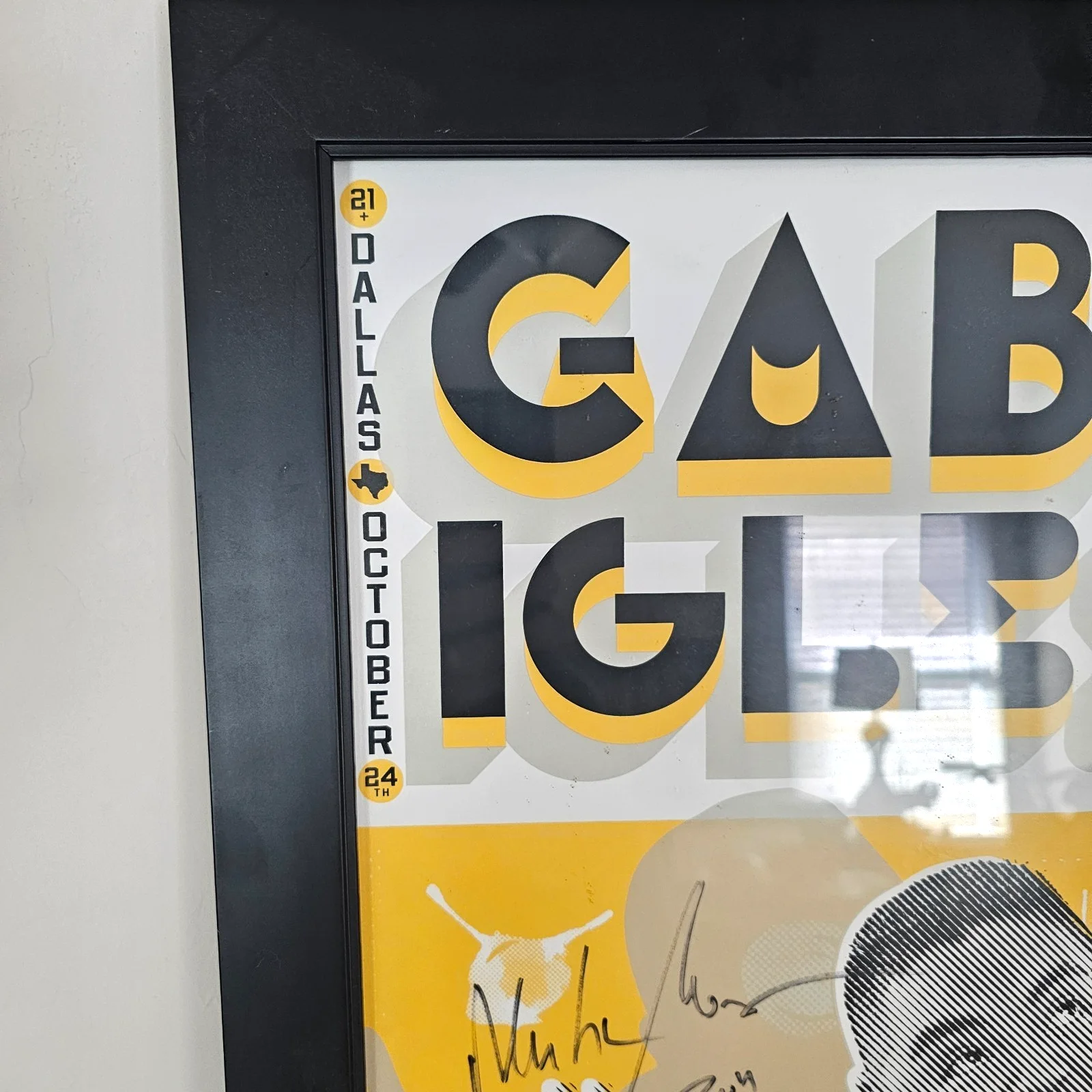 Gabriel Iglesias Signed “Comedy Central Pop-Up Stand-Up" Poster & Pass 21X27, image 5