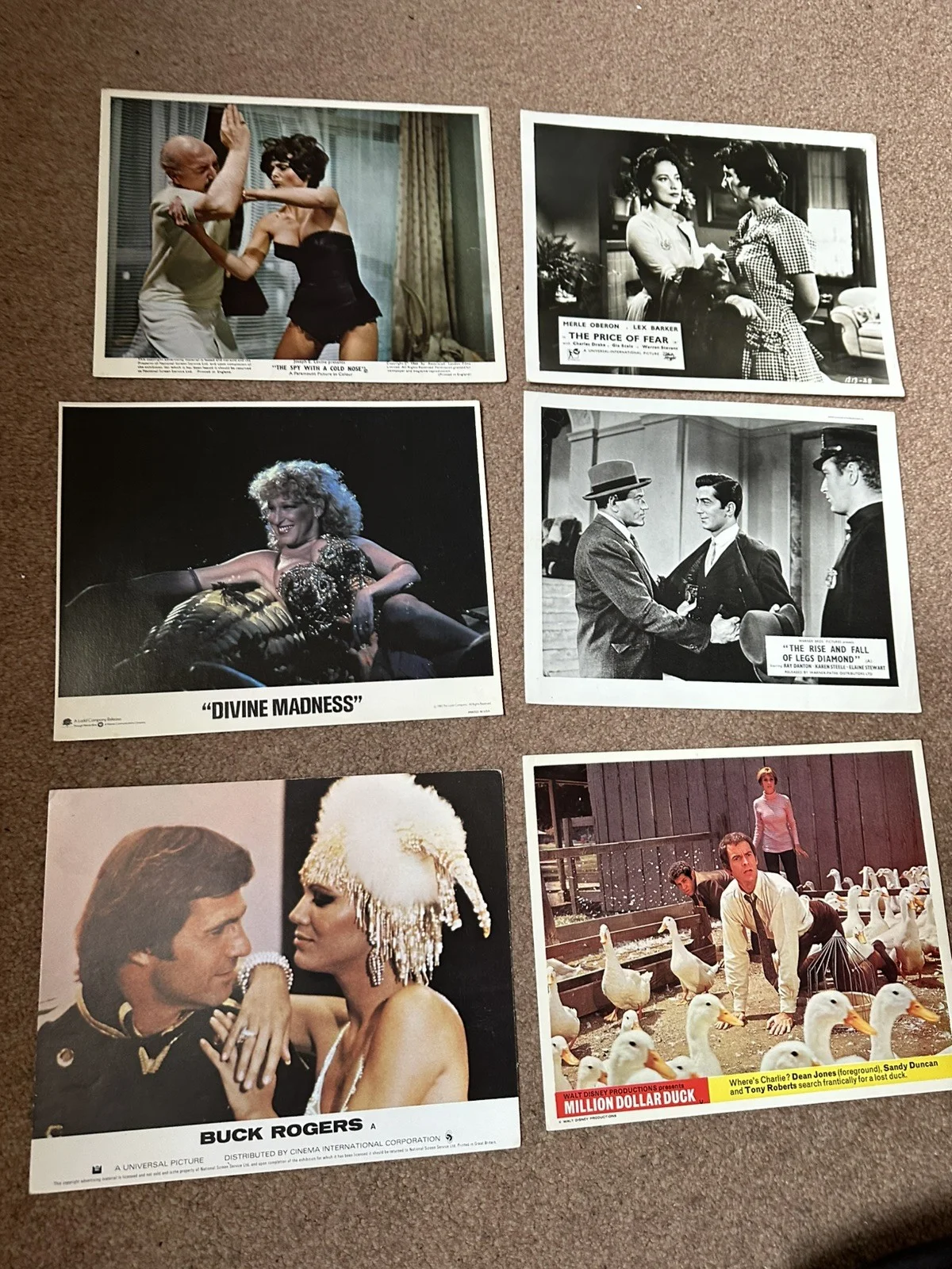 Bundle Of 40 Rare Original Lobby Cards .. Frank Sinatra Richard Harrison, image 3