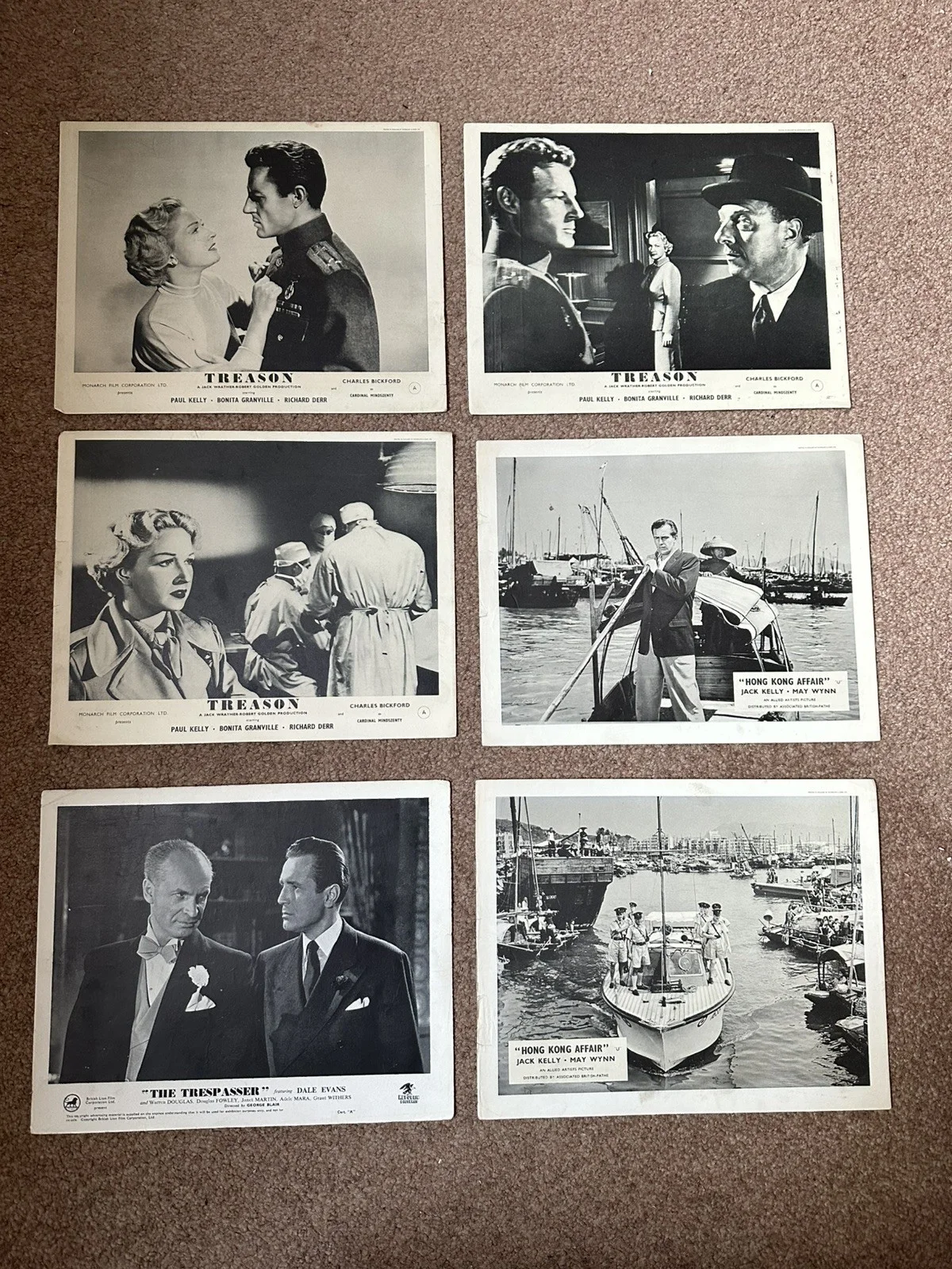 Bundle Of 40 Rare Original Lobby Cards .. Frank Sinatra Richard Harrison, image 4