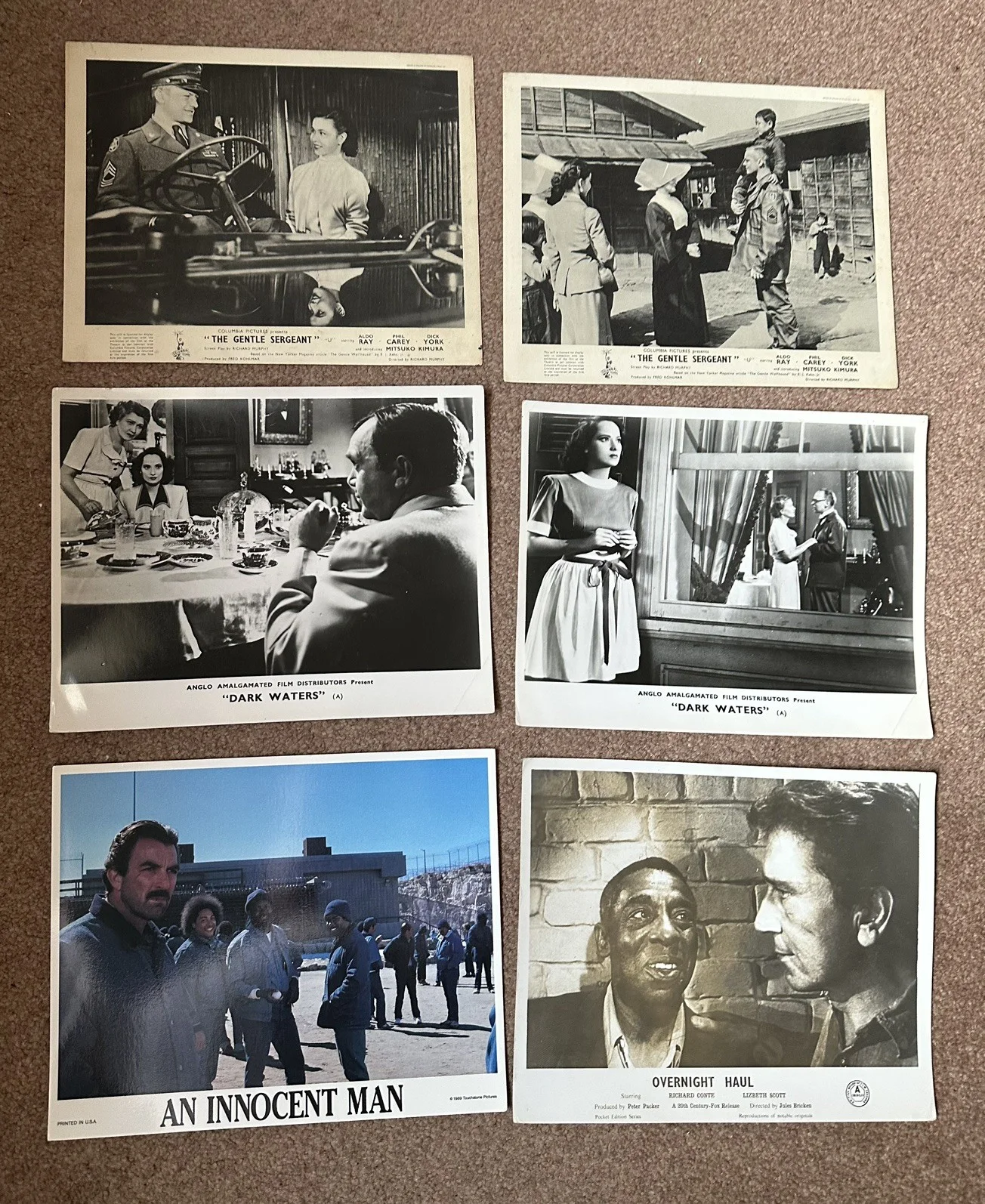Bundle Of 40 Rare Original Lobby Cards .. Frank Sinatra Richard Harrison, image 5