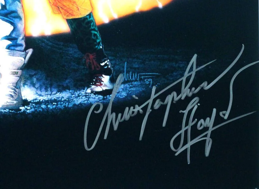 Christopher Lloyd — Christopher Lloyd Signed 16x20 Photo Back to the Future II Poster- JSA Auth *S, image 4