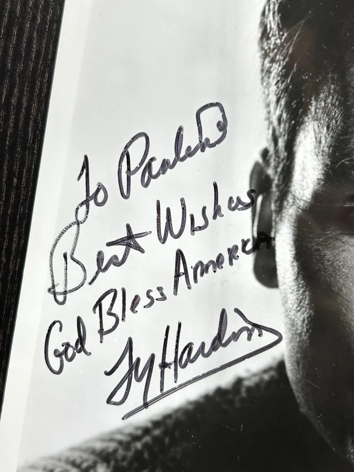 Ty Hardin — TY HARDIN HAND SIGNED 8x10 PHOTO Original Authentic Autograph JSA COA "Bronco", image 3