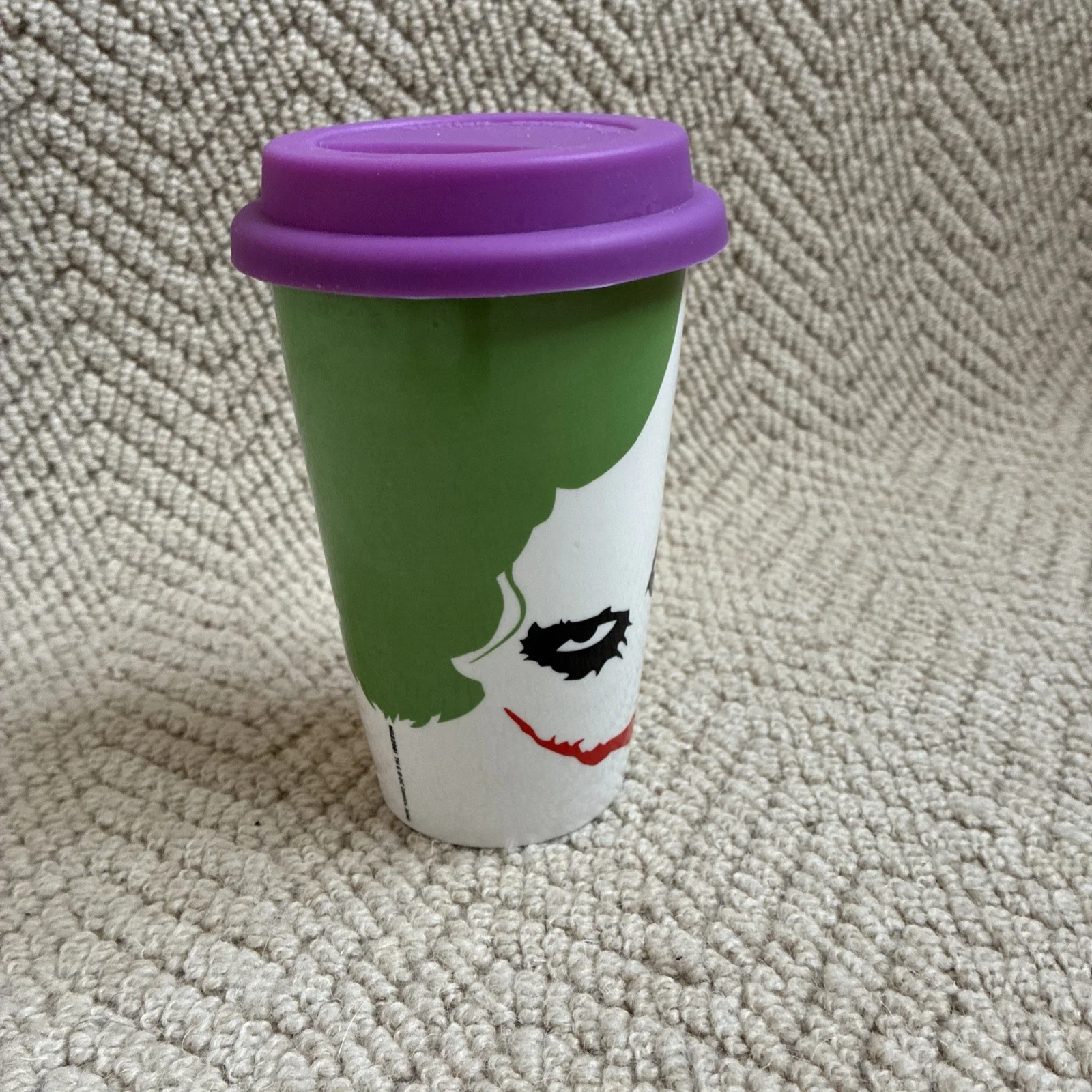 The Dark Knight Joker Ceramic Travel Mug – 300ml DC Comics Licensed Double Wall, изображение 3