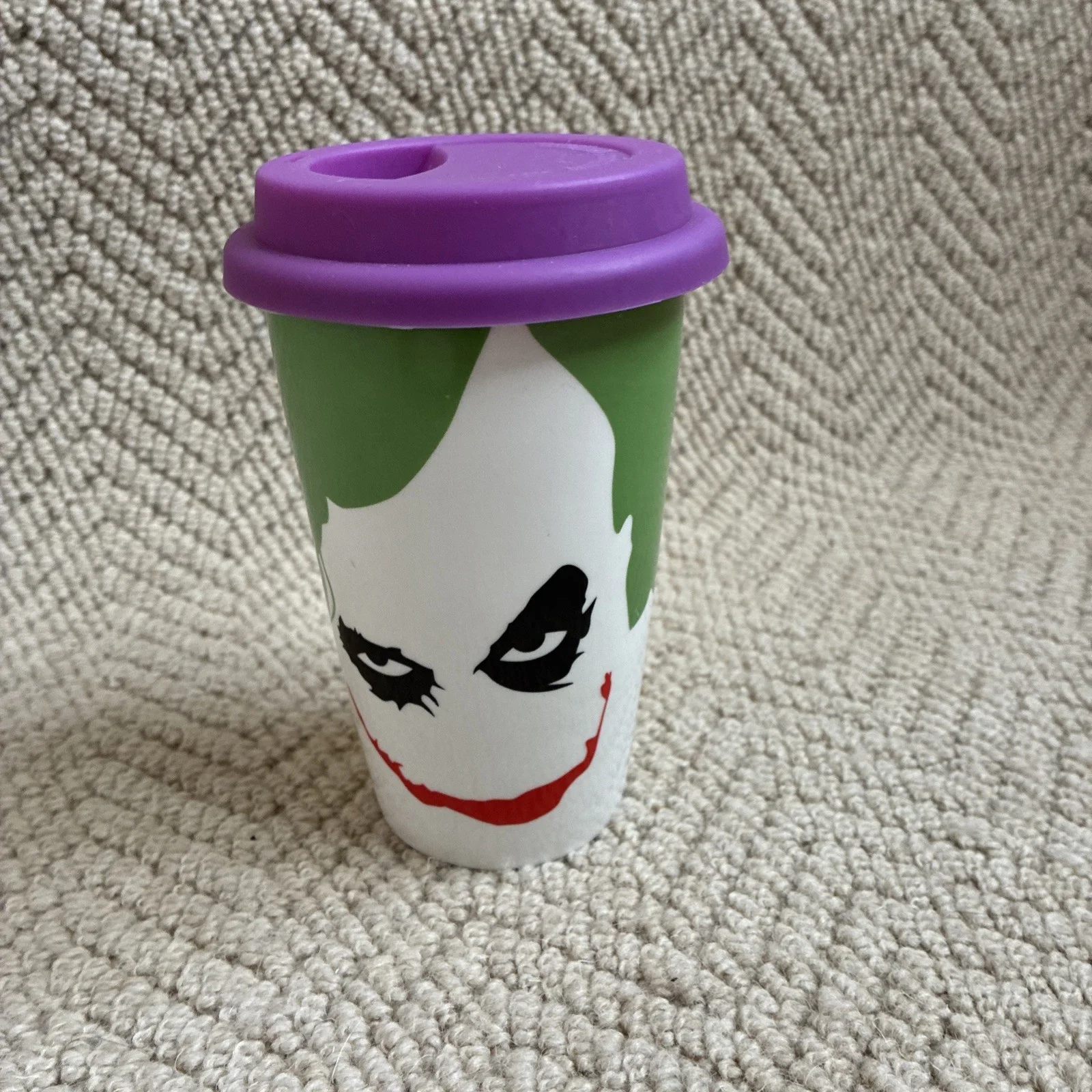 The Dark Knight Joker Ceramic Travel Mug – 300ml DC Comics Licensed Double Wall, изображение 4