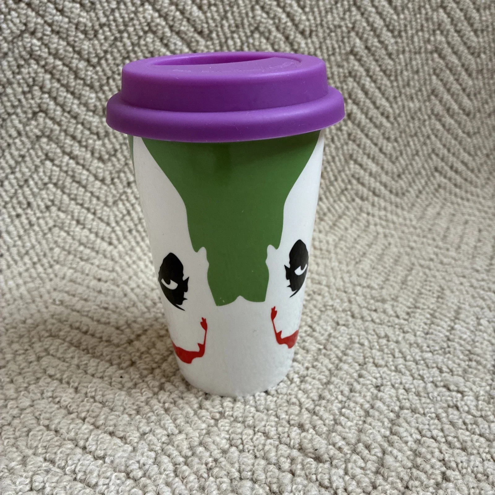 The Dark Knight Joker Ceramic Travel Mug – 300ml DC Comics Licensed Double Wall, изображение 5