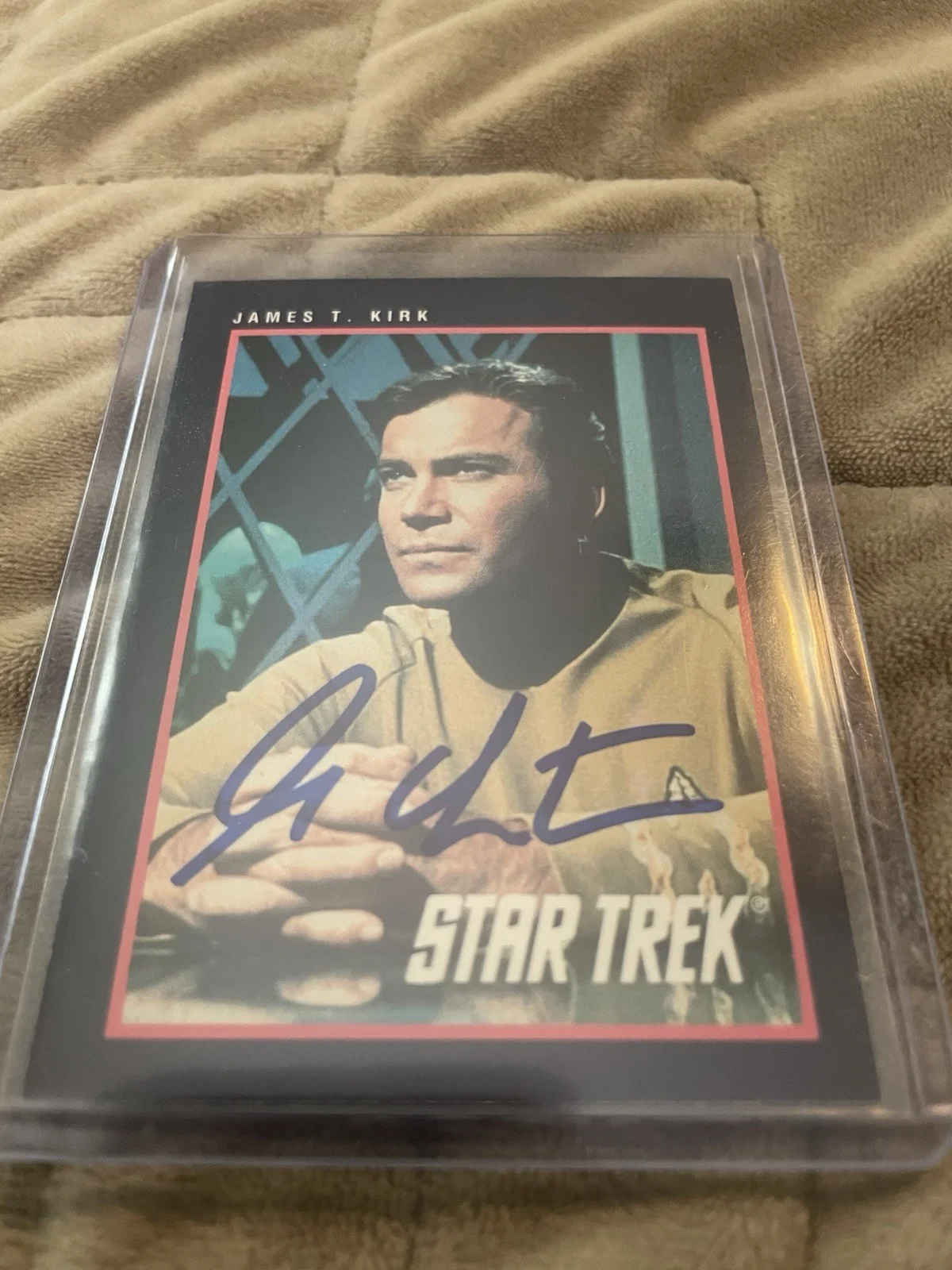 william SHATNER & leonard NIMOY signed cards (ungraded), изображение 2