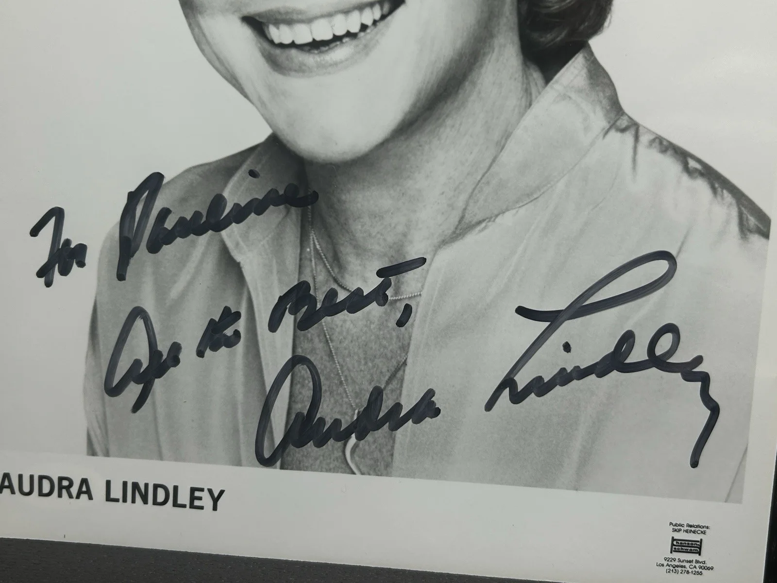 Audra Lindley — AUDRA LINDLEY SIGNED VINTAGE PHOTO Original Autograph JSA COA Three's Company, image 3