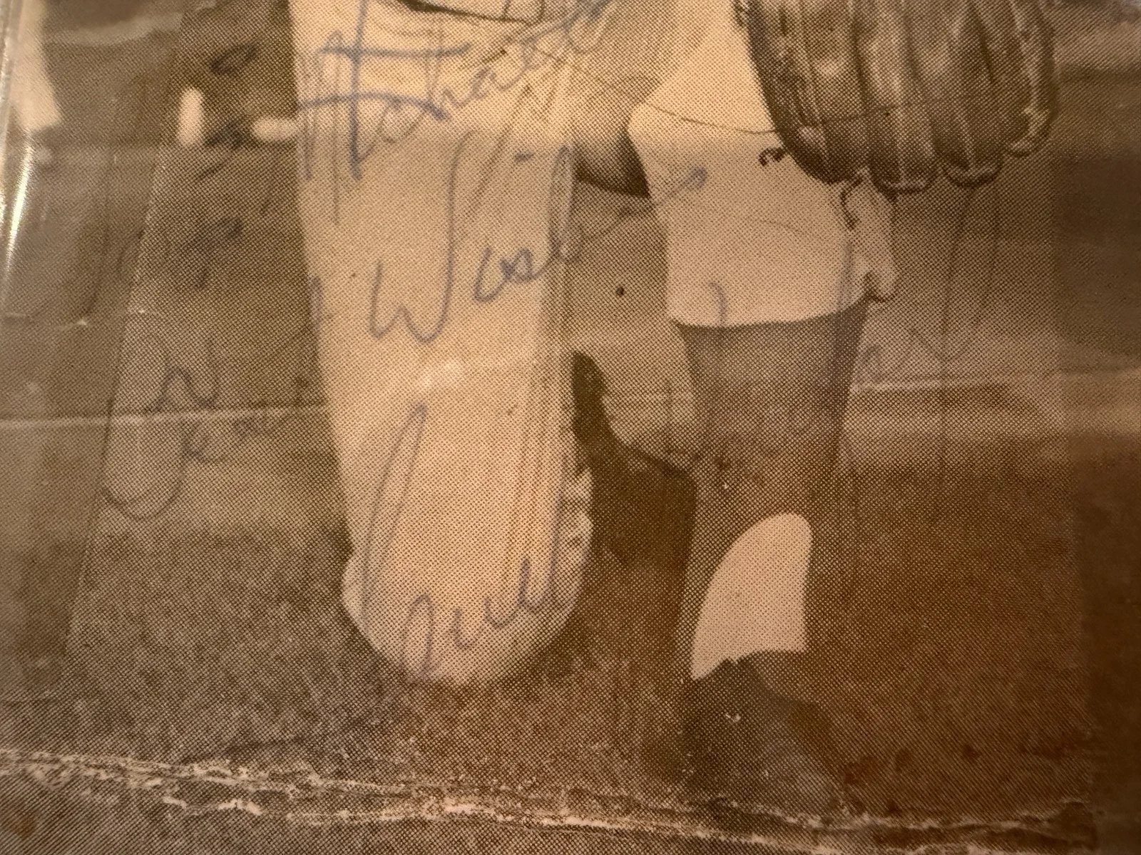 1960'S SANDY KOUFAX LOS ANGELES DODGERS SIGNED J.D. MCCARTHY POSTCARD BECKETT, изображение 2