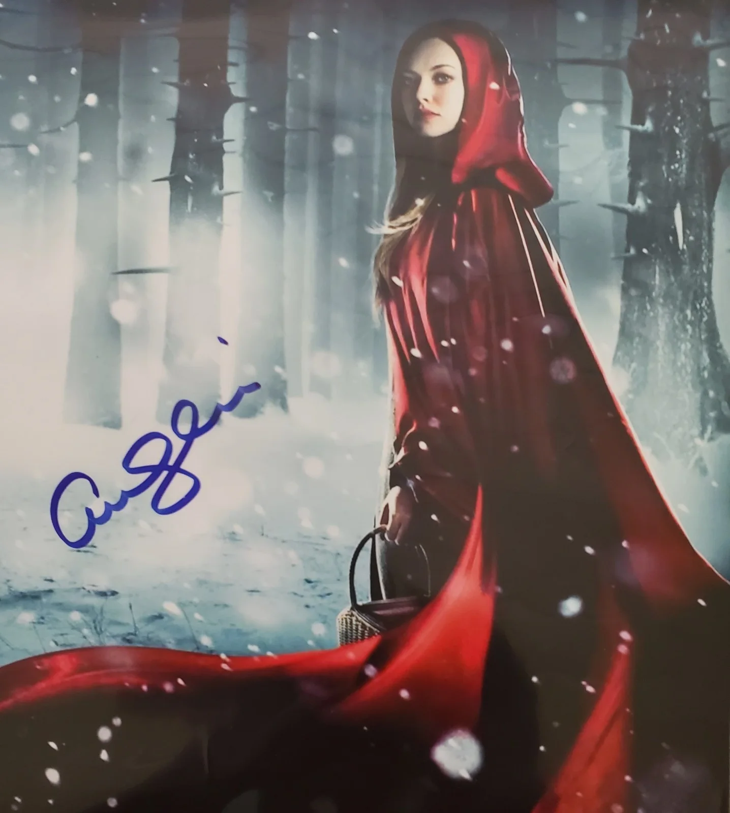 AMANDA SEYFRIED — AMANDA SEYFRIED SIGNED AUTOGRAPHED PHOTO "RED RIDING HOOD" MOVIE 8X1O COA, изображение 2