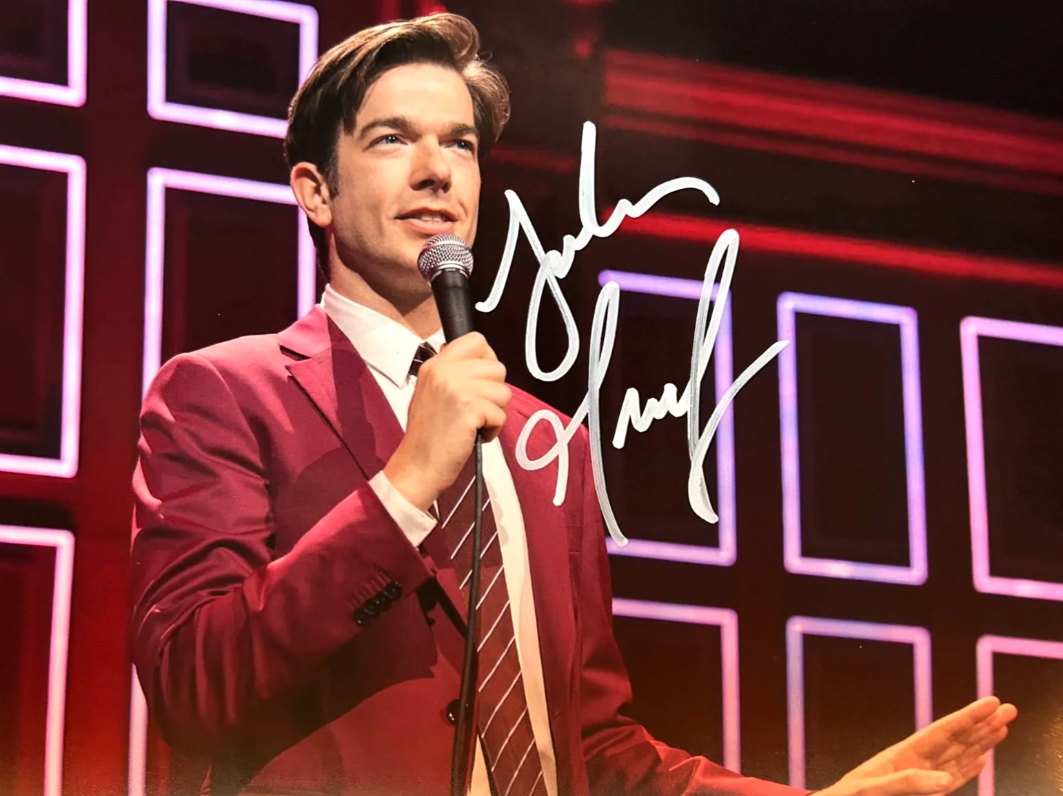 John Mulaney — John Mulaney Signed [Comedian] 8x10" Original Autographs w/COA, image 3