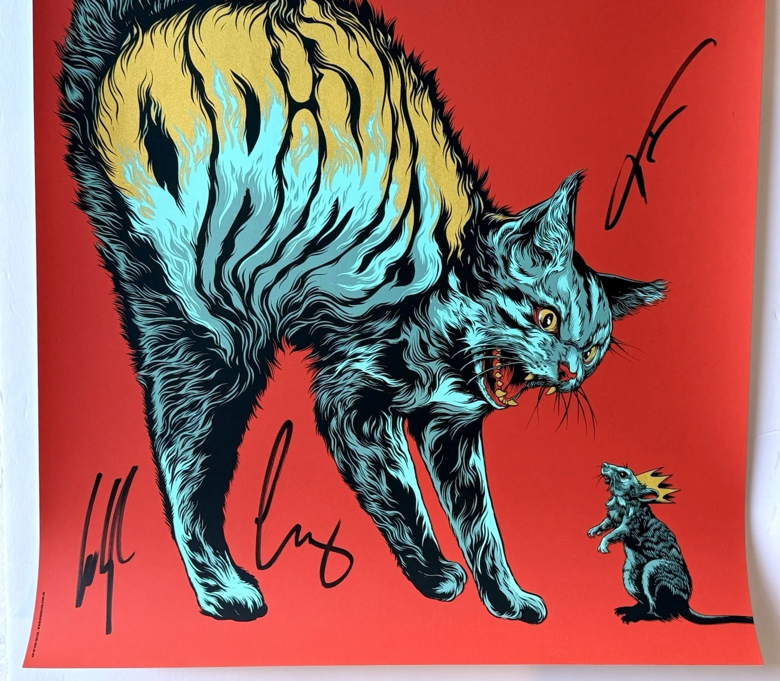Primus group signed Poster Boston 2021 tour Ken Taylor art, изображение 2