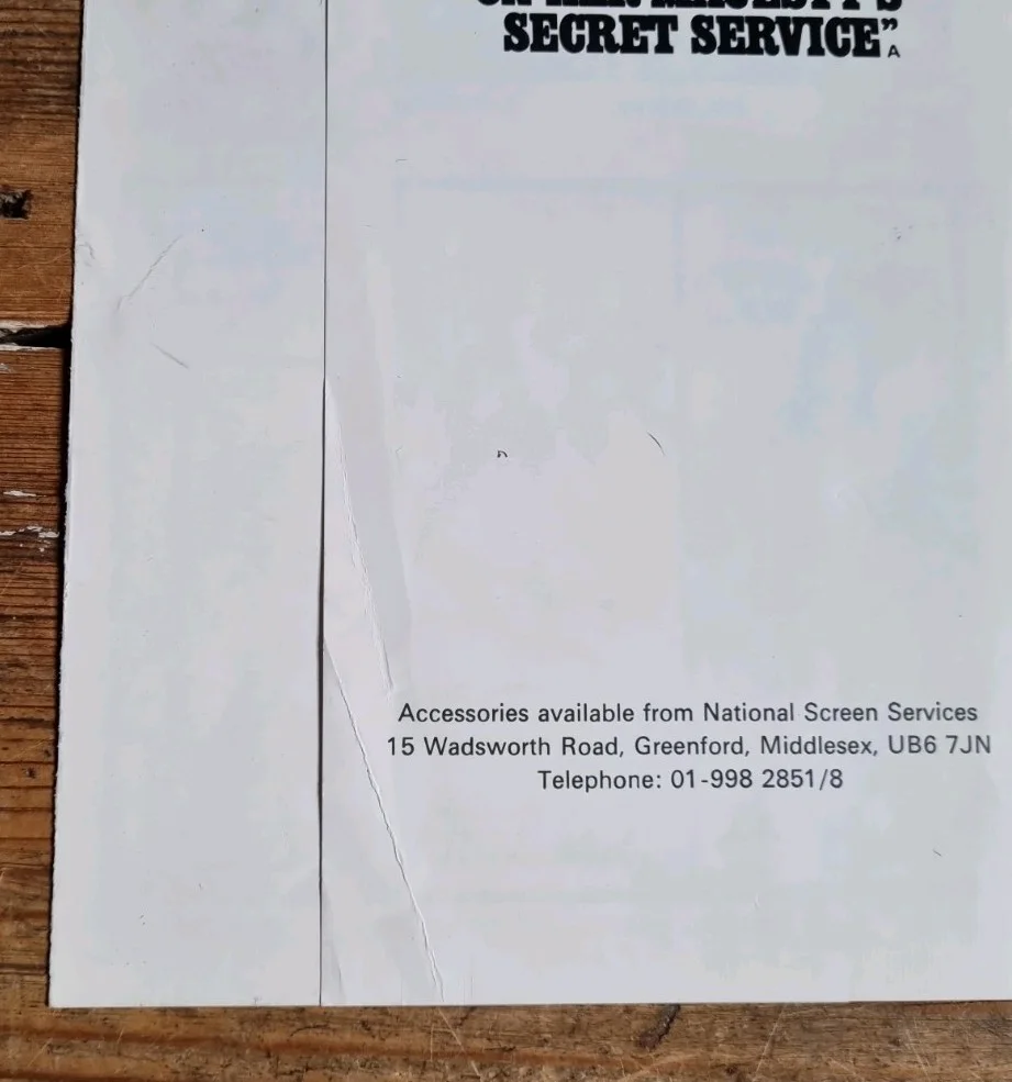 Rare Live And Let Die And On Her Majestys Secret Service Composite Material, image 2