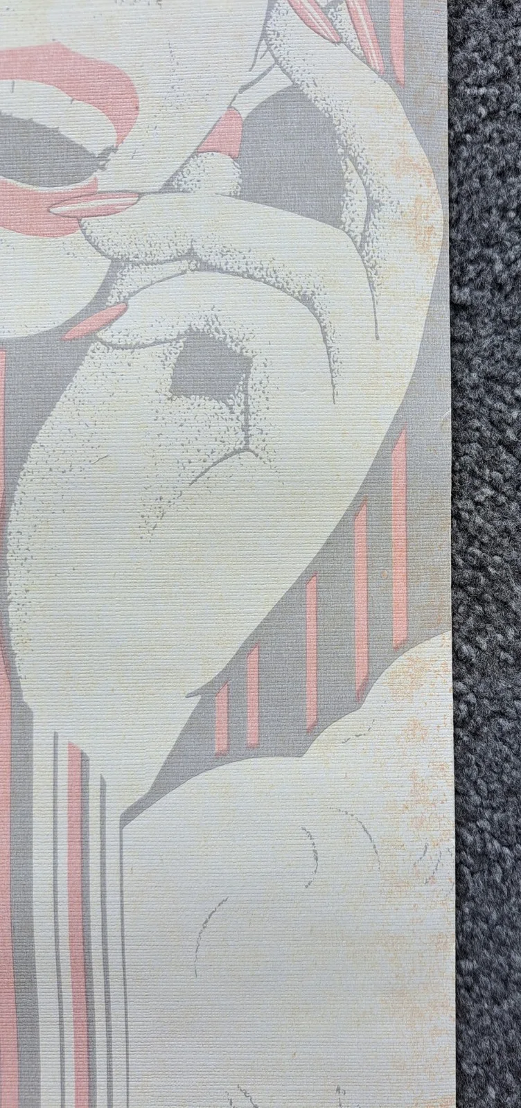 c.1970s VINTAGE Marilyn Monroe wallpaper piece, image 4