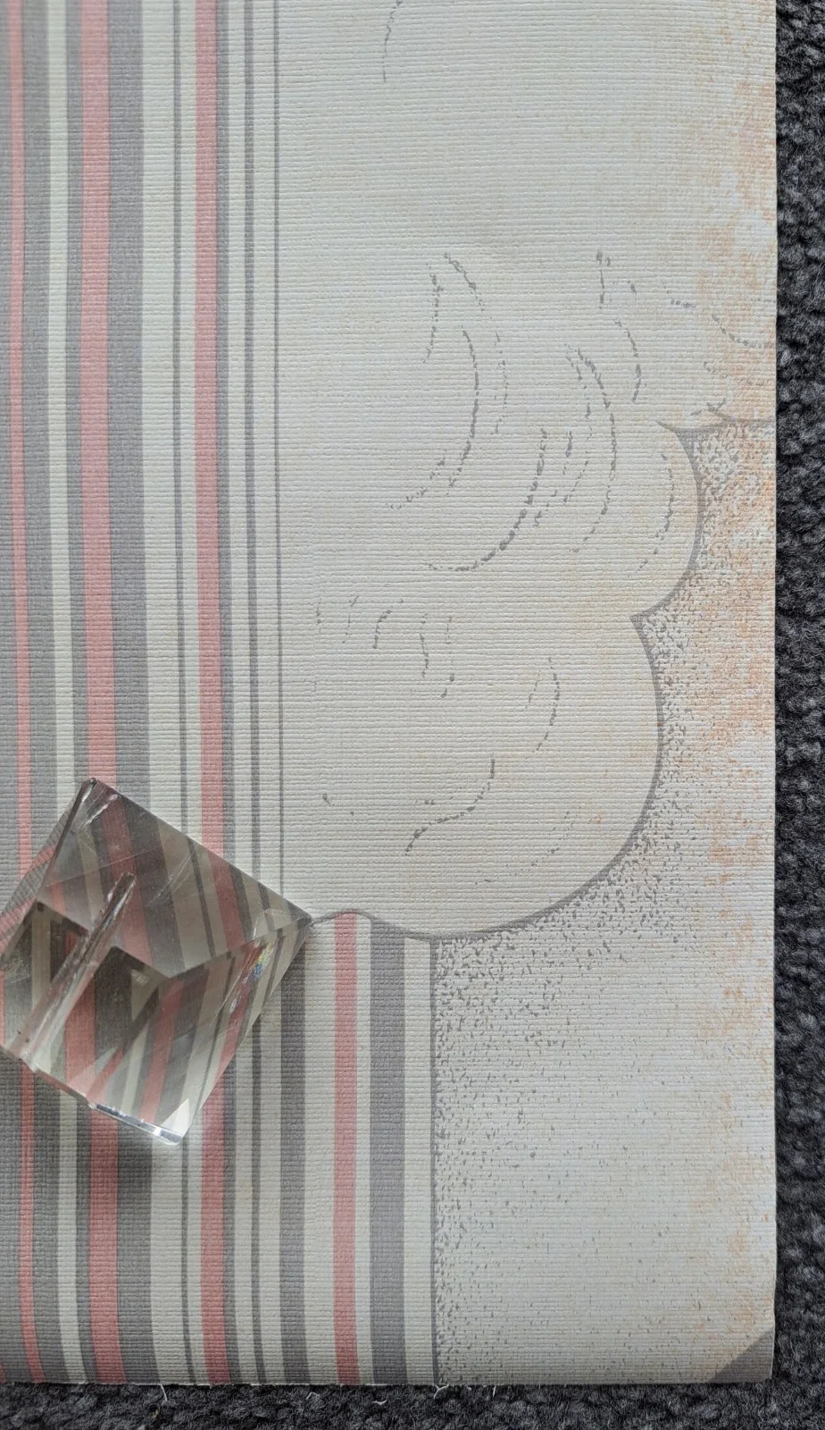 c.1970s VINTAGE Marilyn Monroe wallpaper piece, image 5