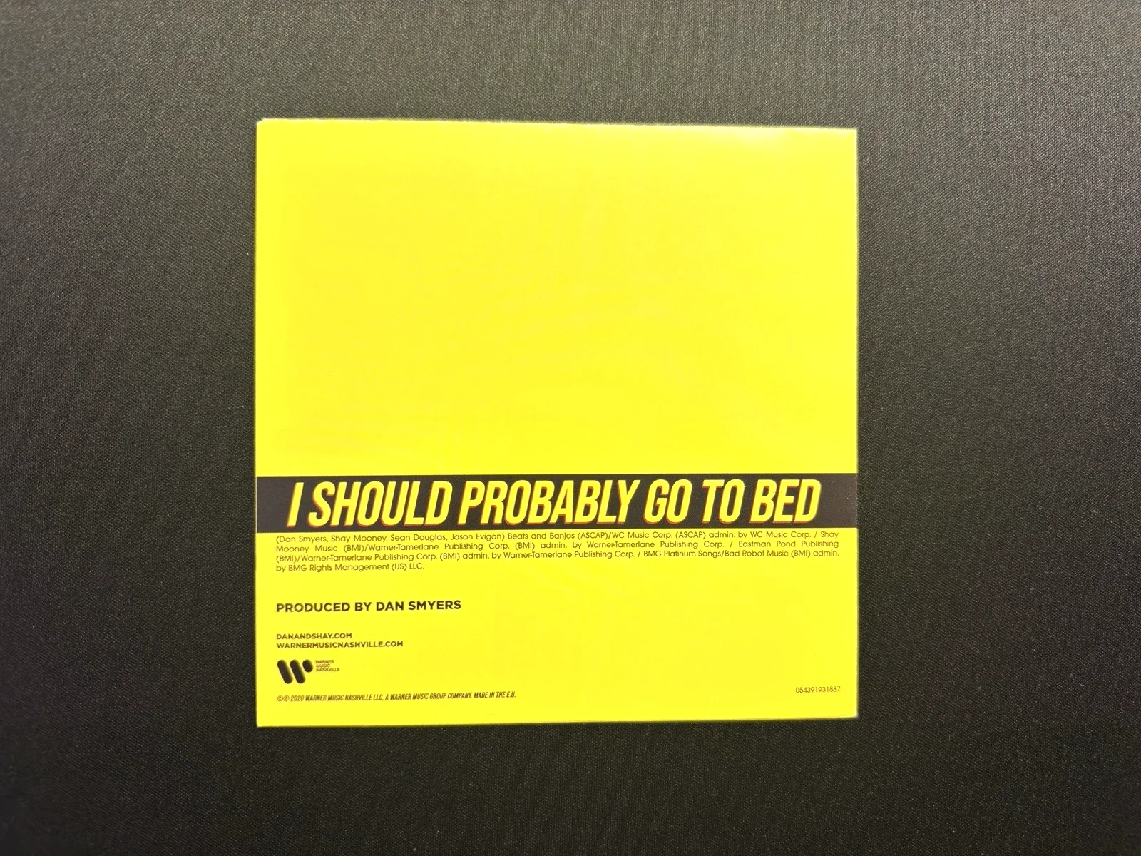 DAN + SHAY Signed Autograph "I Should Probably go to Bed" CD Booklet Cover auto, image 5