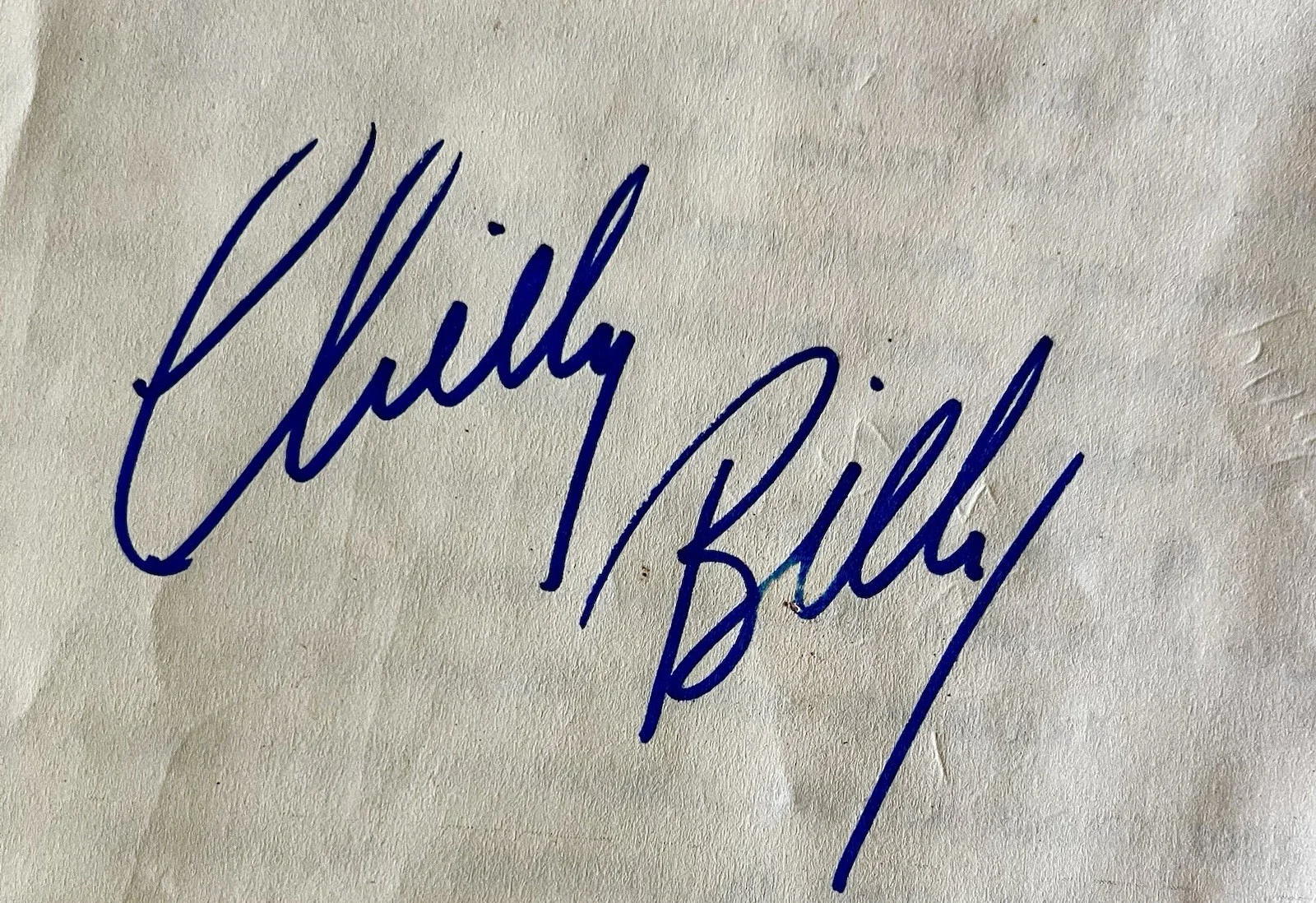 Bill Cardille, Chilly Billy — Chiller Theater Final Episode Script Cue Sheet Double Signed Horror TV Show 1984, image 3