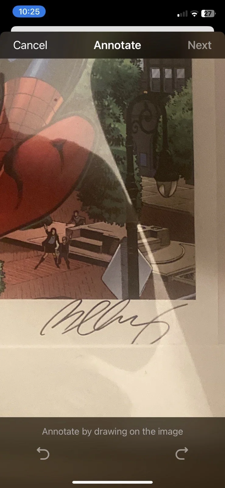 🔥 Sean Chen Signed Spider-Man Print BAS LOA Marvel Artist Auto No Reserve” 🔥, image 3