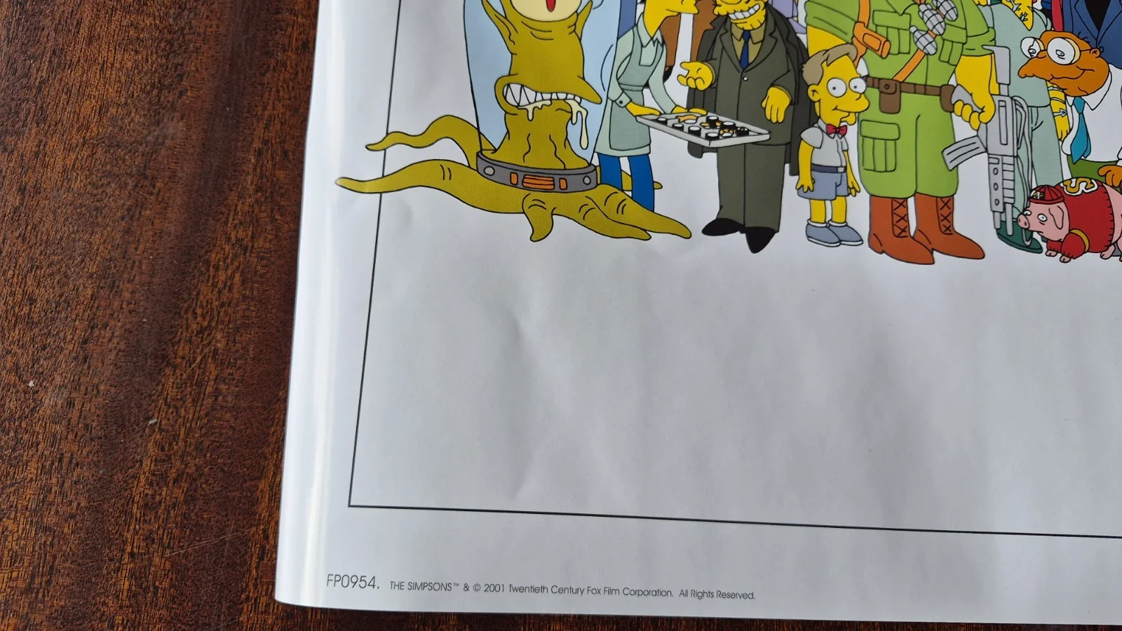 The Simpsons Characters Poster 2001 Height 25.5" Width 35.5" GB EYE, image 2