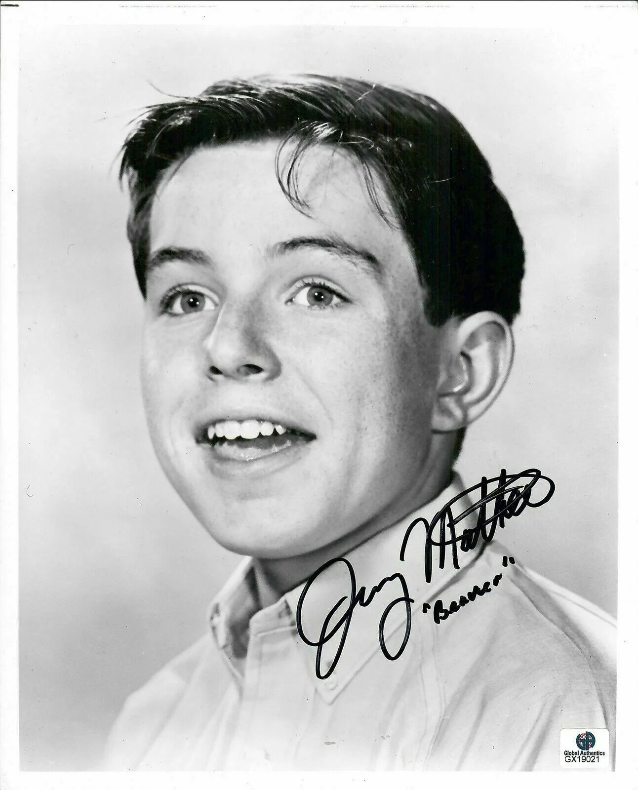 Jerry Mathers — Jerry Mathers Beaver Cleaver Leave It To Beaver SIGNED 8X10 Photo GA COA GX19021