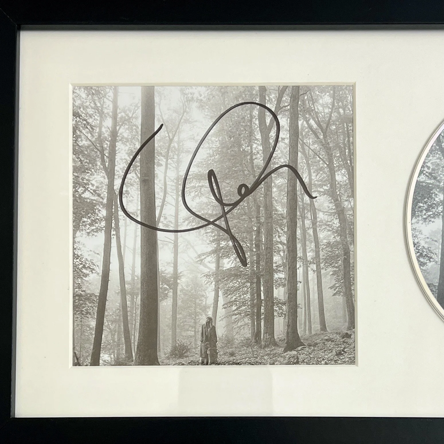 Taylor Swift SIGNED Framed Folklore CD Booklet Beckett LOA AC49831, image 2