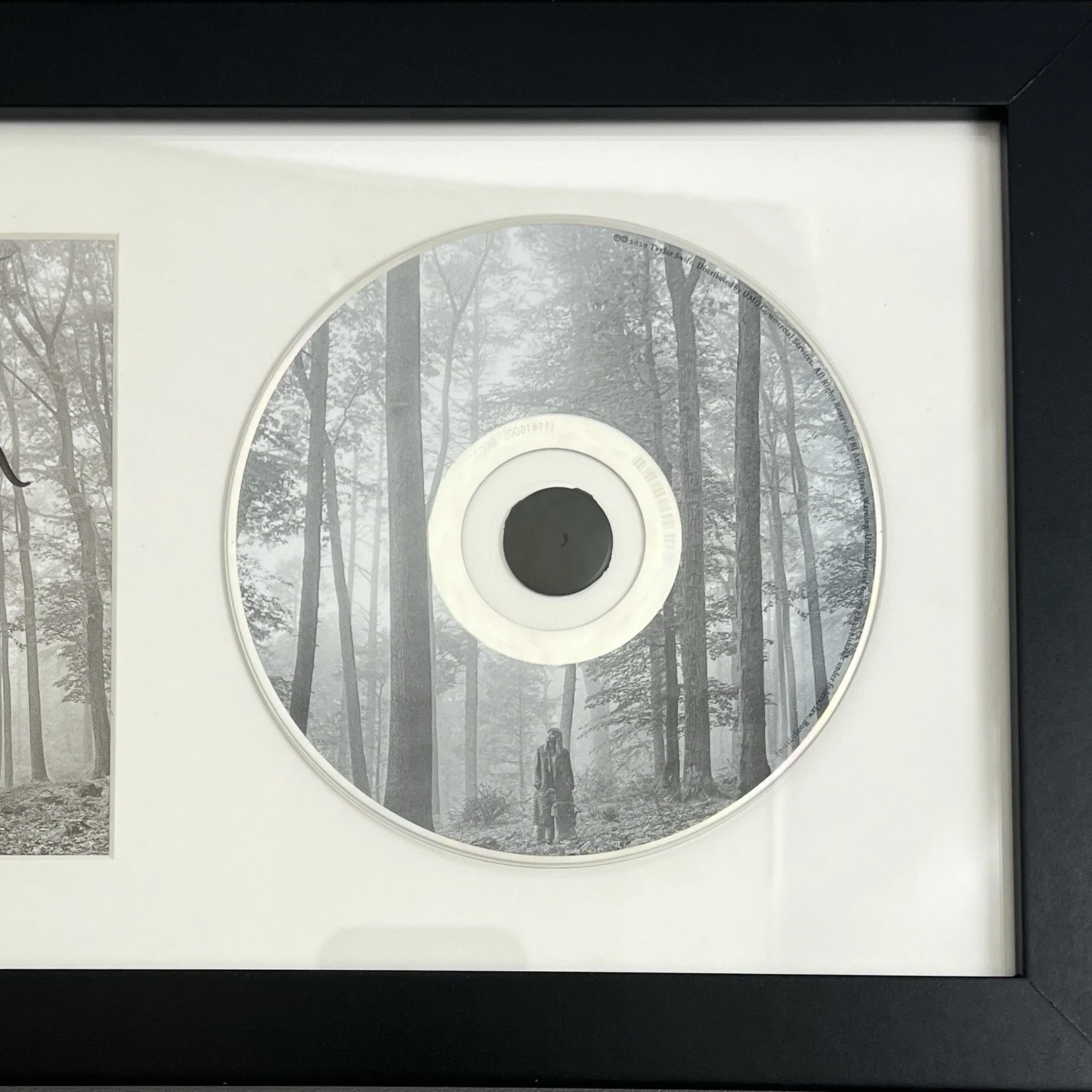 Taylor Swift SIGNED Framed Folklore CD Booklet Beckett LOA AC49831, image 3