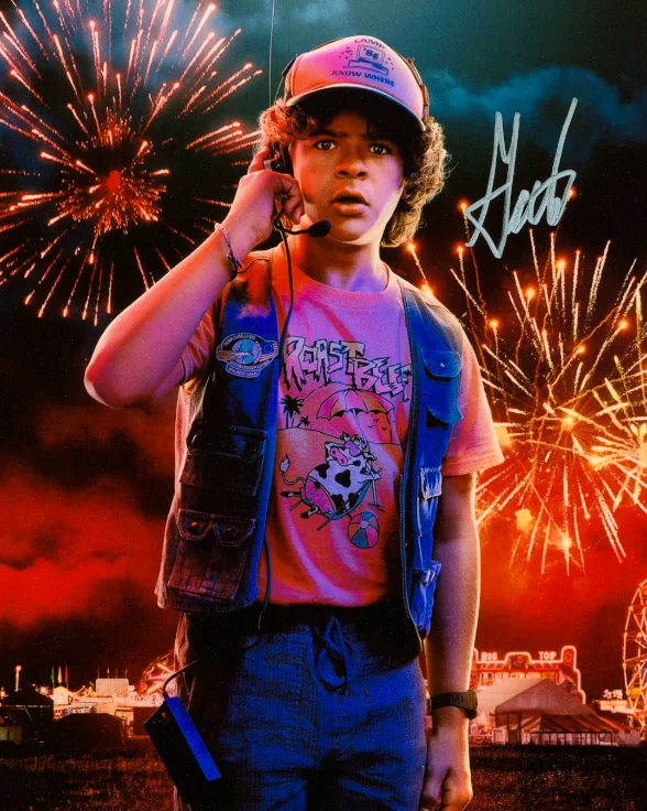 Gaten Matarazzo — Gaten Matarazzo Autographed 8x10 Stranger Things Signed Reprint Photo Dustin