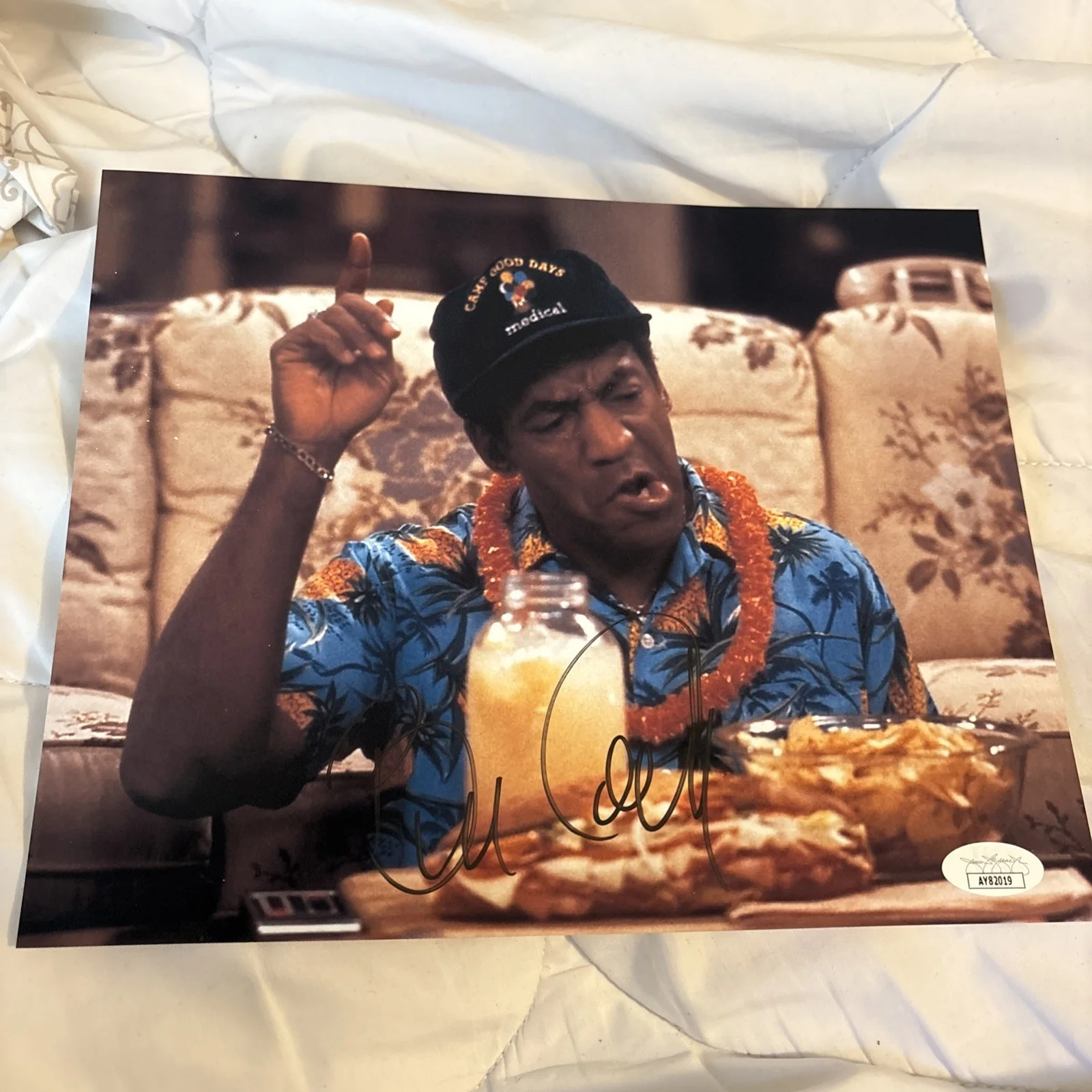 Bill Cosby — BILL COSBY SIGNED 8x10 PHOTO THE COSBY SHOW CLIFF HUXTABLE AUTOGRAPH JSA COA