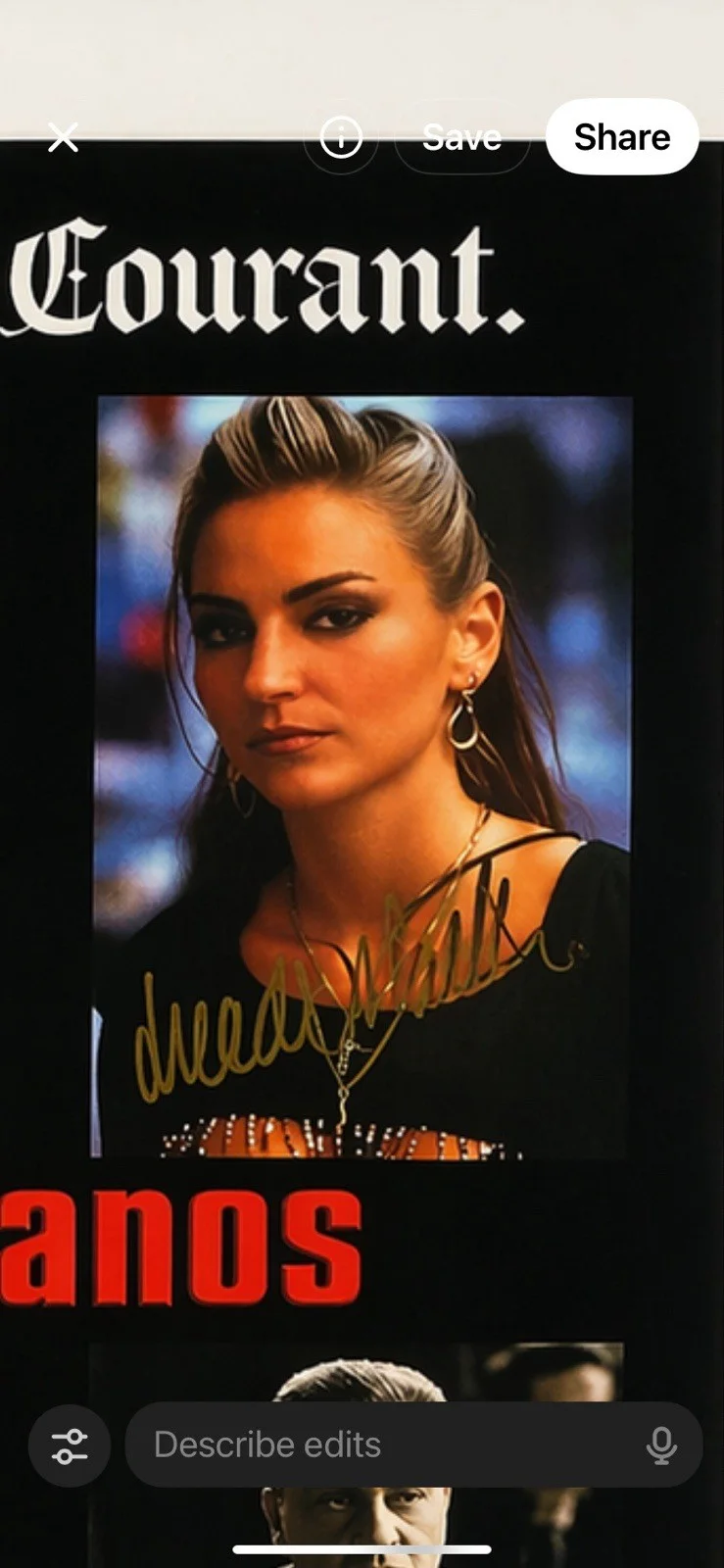 🔥 Sopranos Cast Signed Poster BAS LOA DeMatteo Schirripa TV Auto No Reserve” 🔥, изображение 2