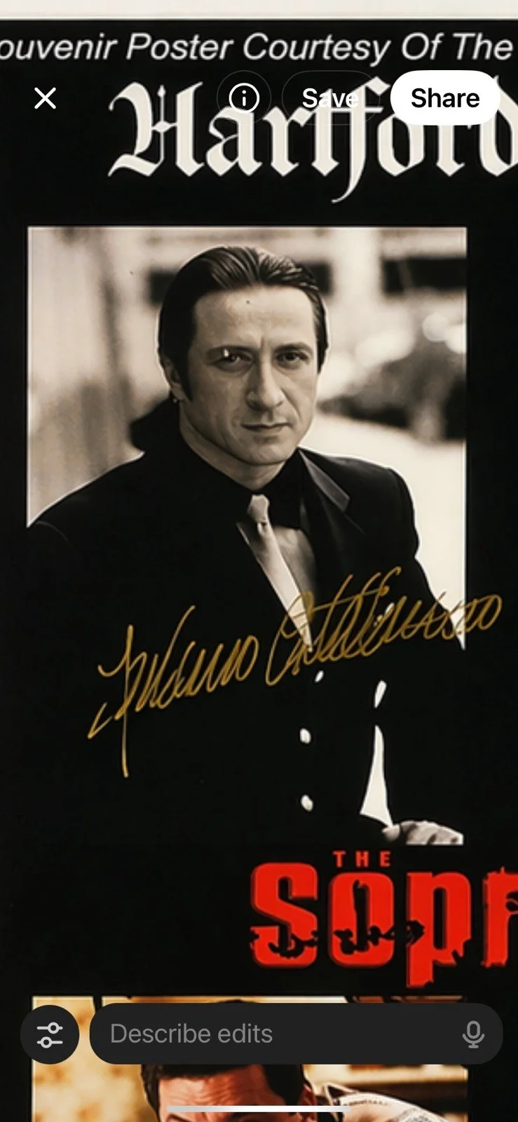 🔥 Sopranos Cast Signed Poster BAS LOA DeMatteo Schirripa TV Auto No Reserve” 🔥, изображение 4