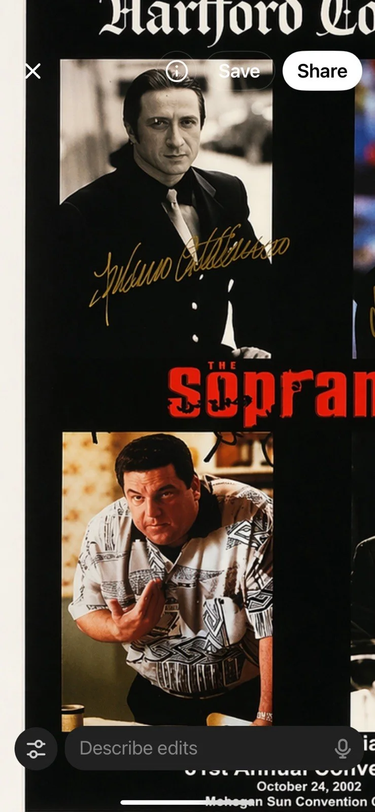 🔥 Sopranos Cast Signed Poster BAS LOA DeMatteo Schirripa TV Auto No Reserve” 🔥, изображение 5