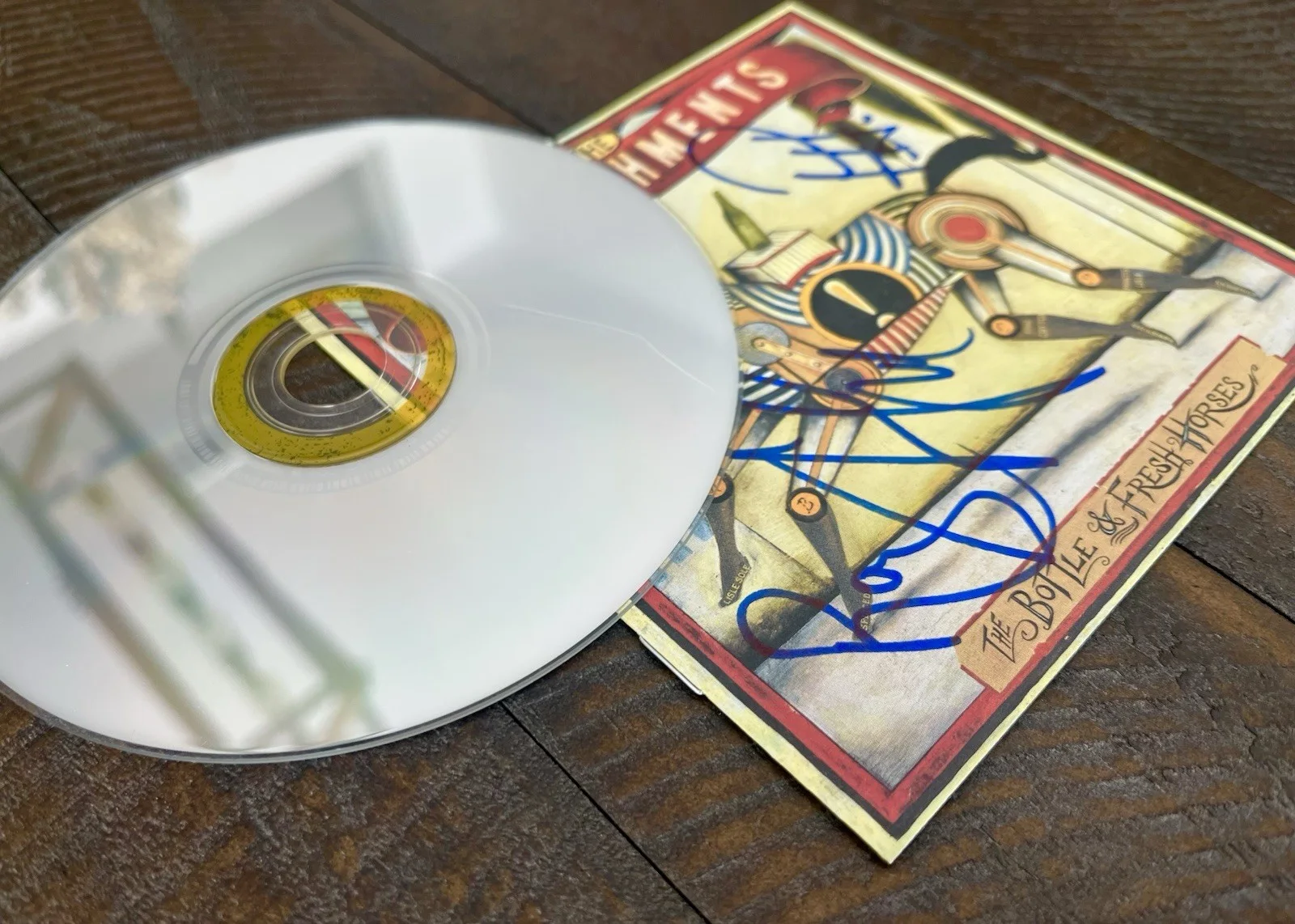 The Refreshments - The Bottle & Fresh Horses CD Signed Autographed RARE OOP, image 4