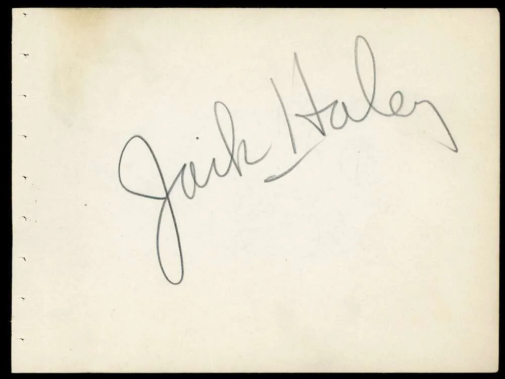 Lou Costello Jack Haley — Lou Costello Jack Haley JSA LOA Signed Vintage Album Page Autograph, image 2