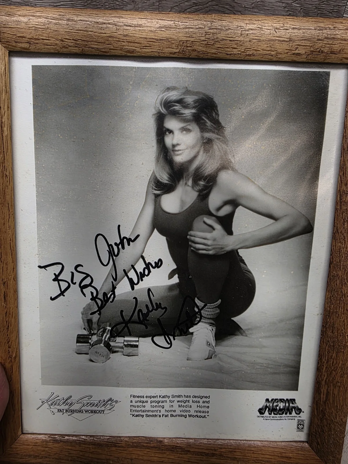 Autographed Framed 8x10 Mistress Jacqueline, Kathy Smith, Heidi Lee Morgan, изображение 2